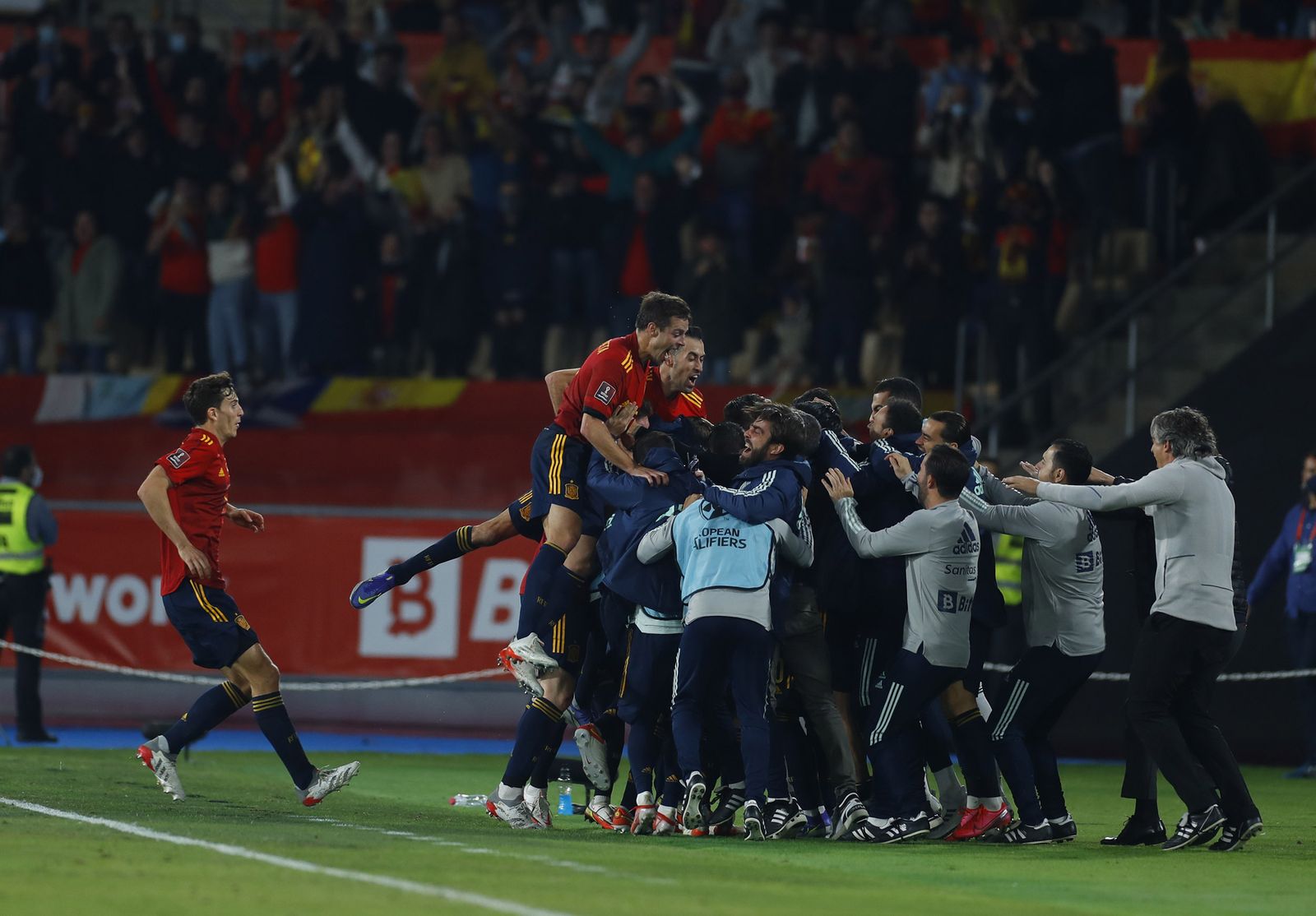 Las imágenes del España-Suecia