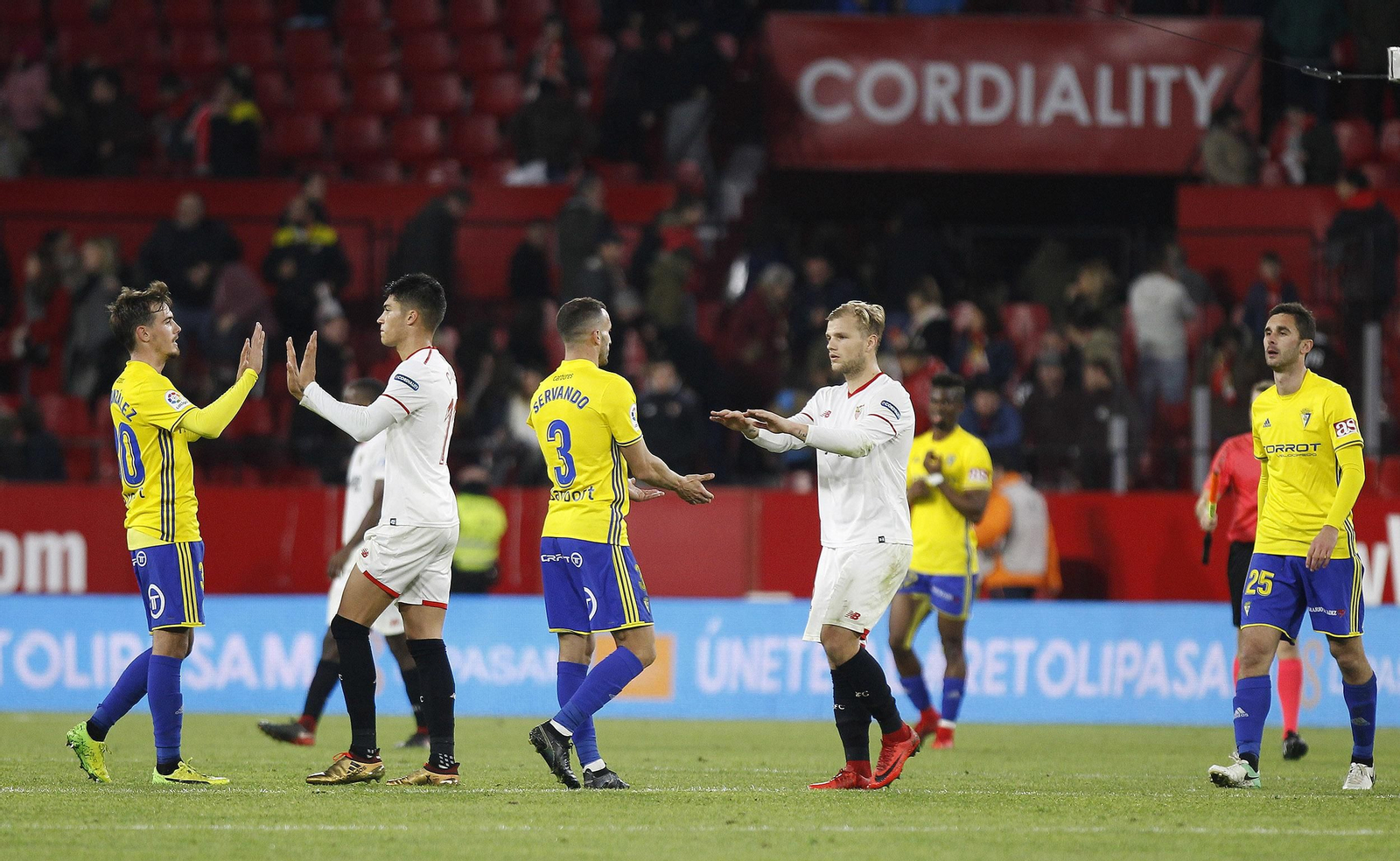 Las imágenes del Sevilla-Cádiz