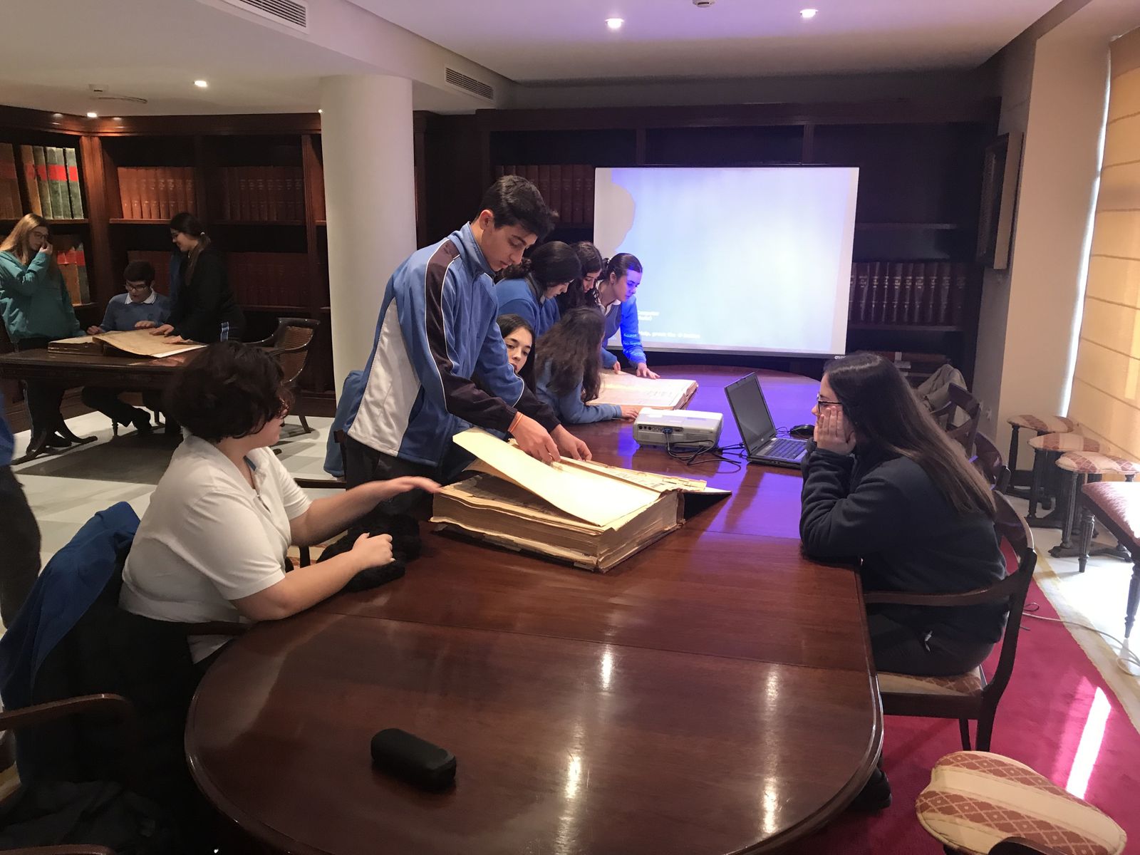 Visita del colegio San Vicente de Paúl