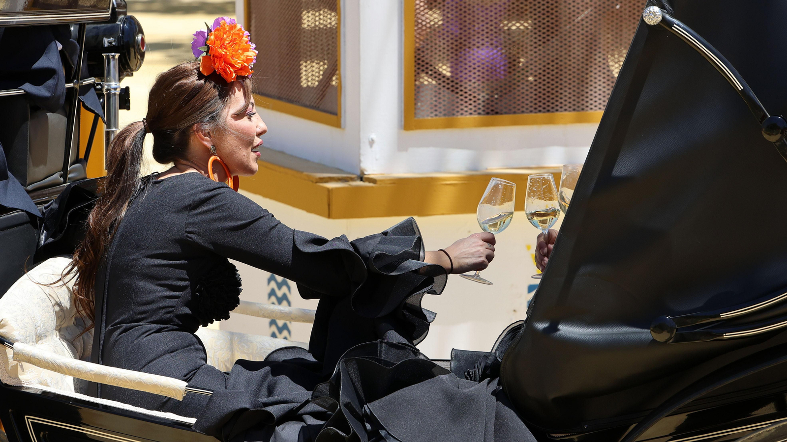 Imágenes del ambiente el miércoles en la Feria de Jerez 2024