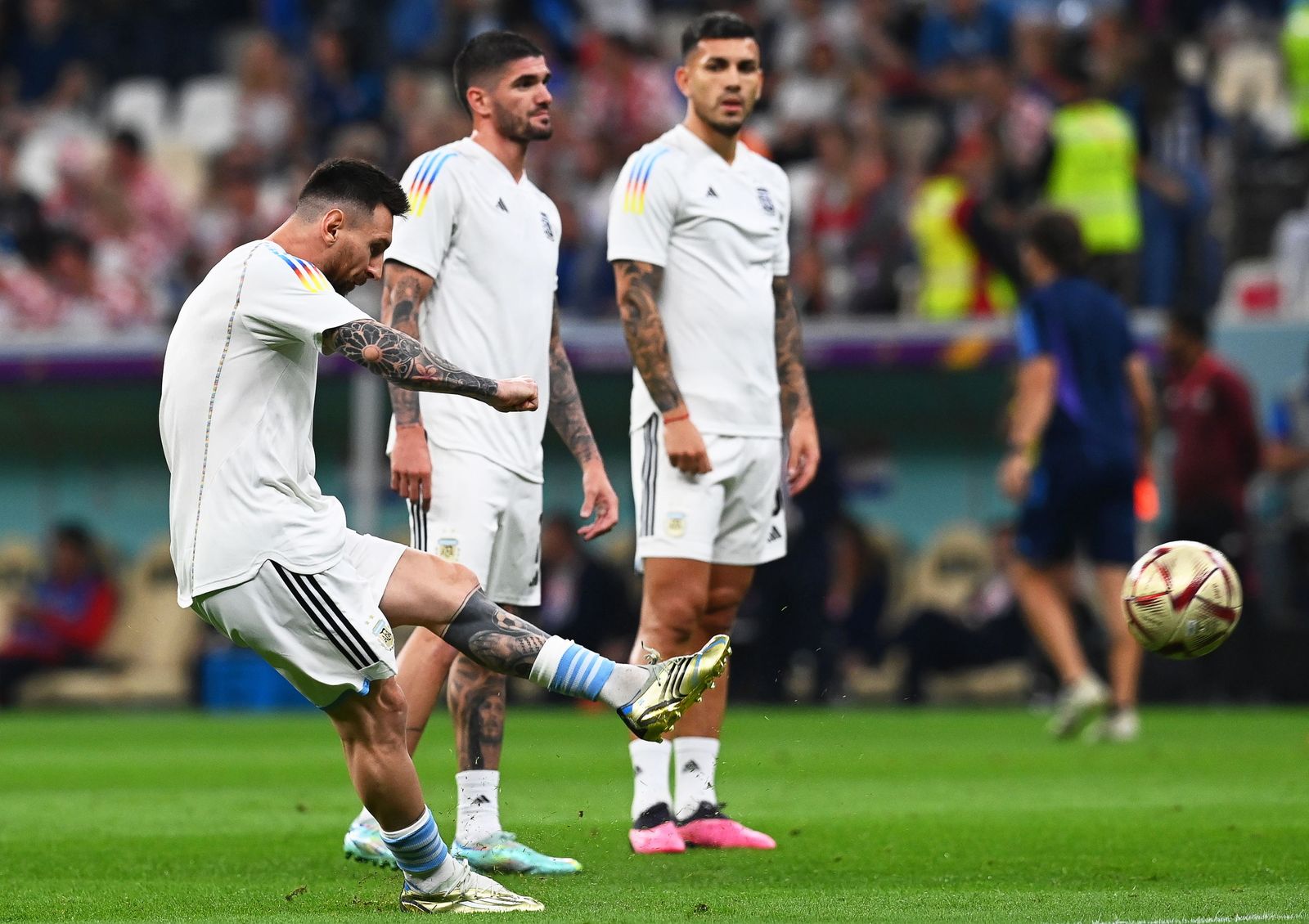 Las fotos de Messi contra Croacia