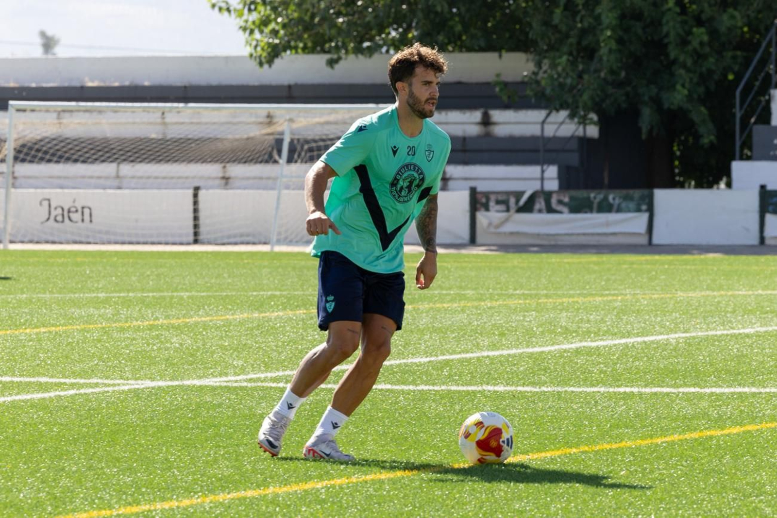 El primer entrenamiento del Real Jaén de la temporada 2025-26