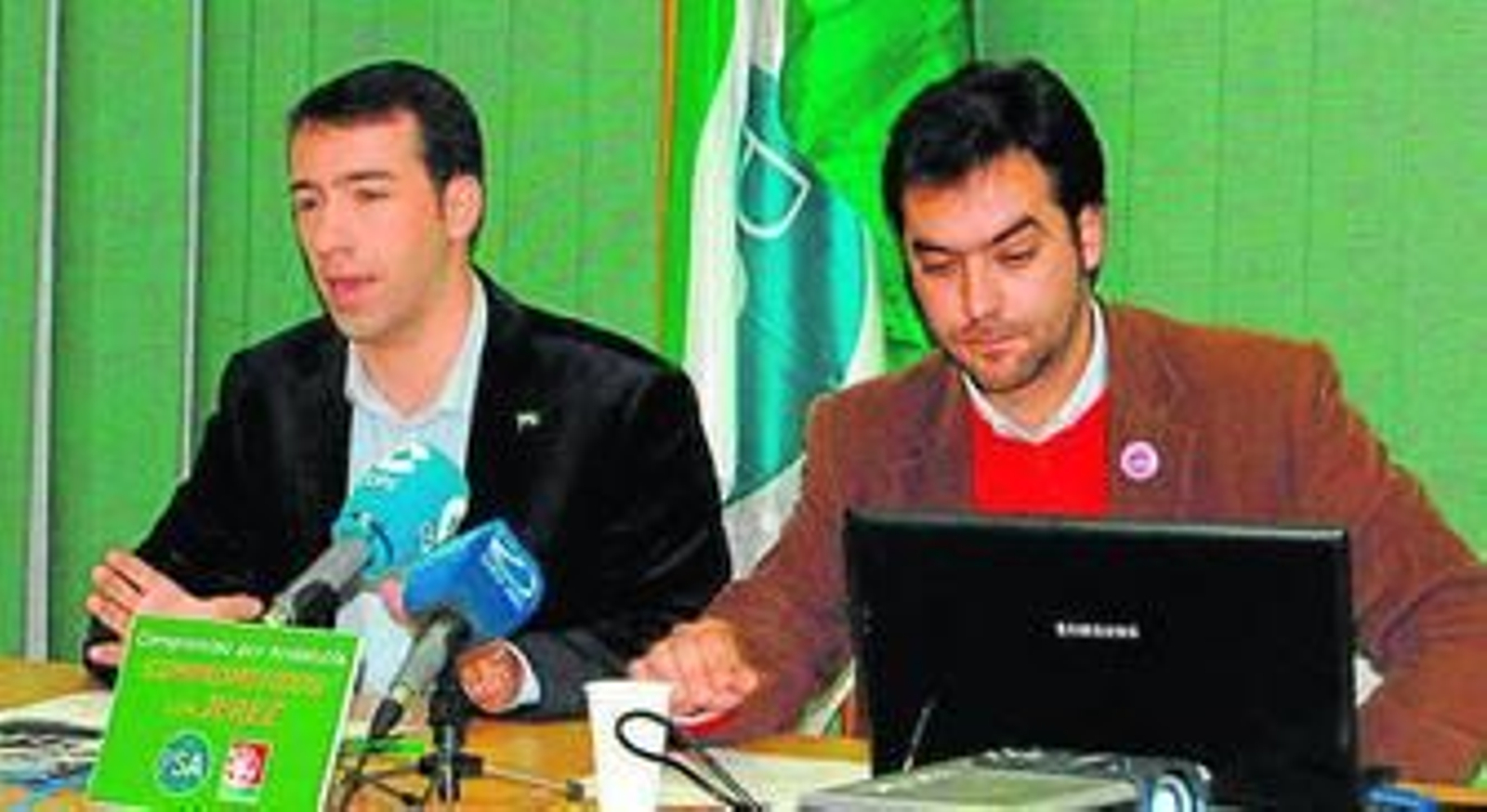 Santiago Casal, ayer durante la rueda de prensa.