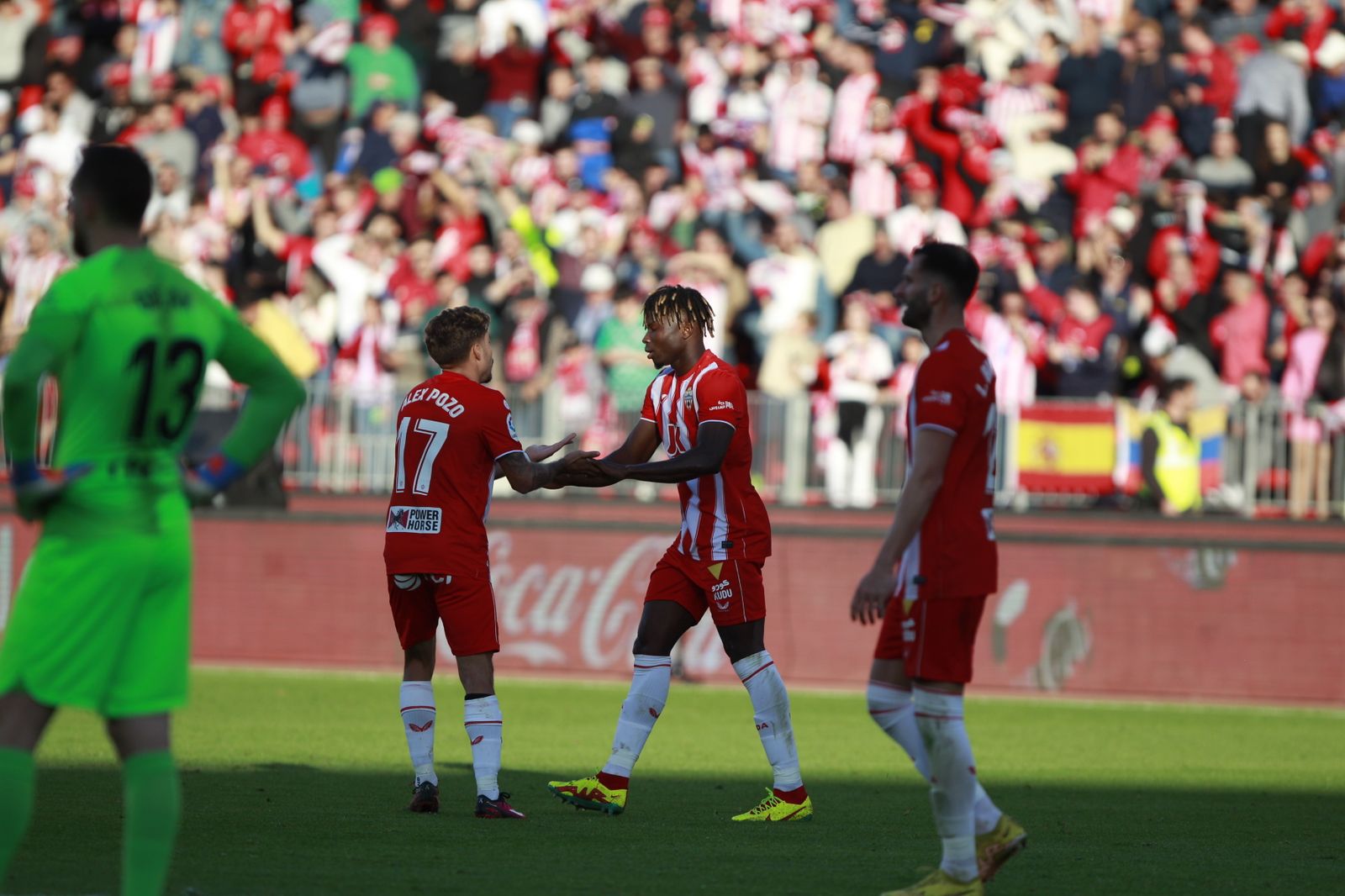Imágenes del partido U.D. Almería-Atlético de Madrid