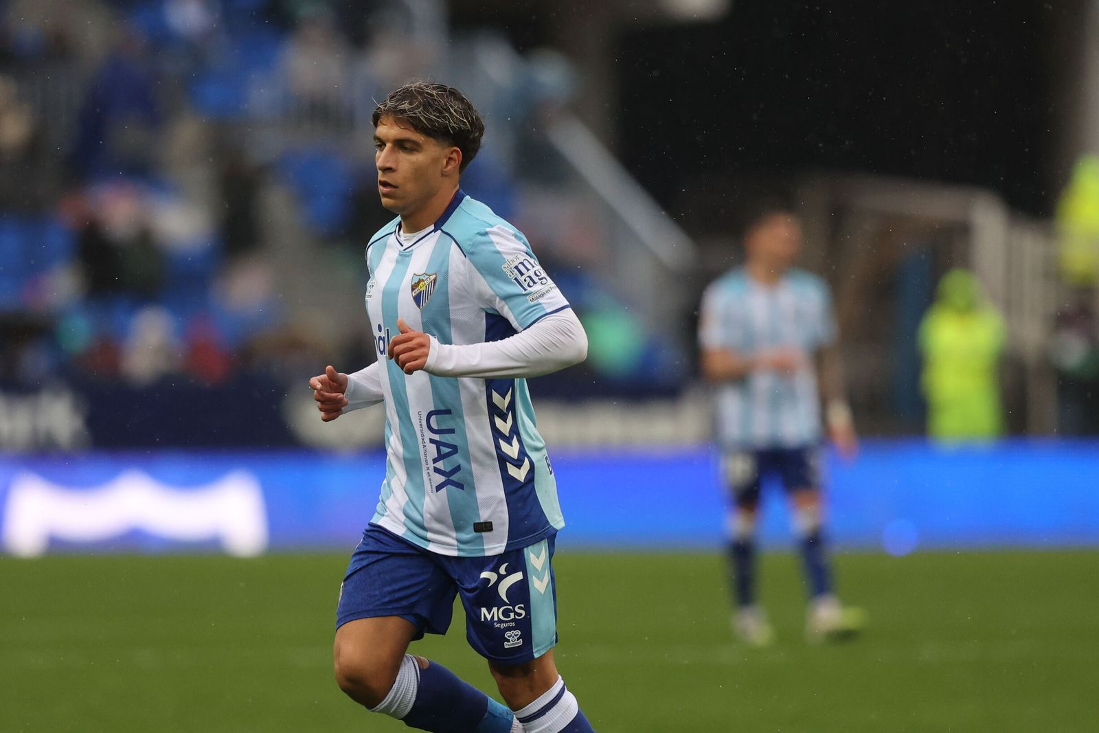 Haitam Abaida, durante el partido.