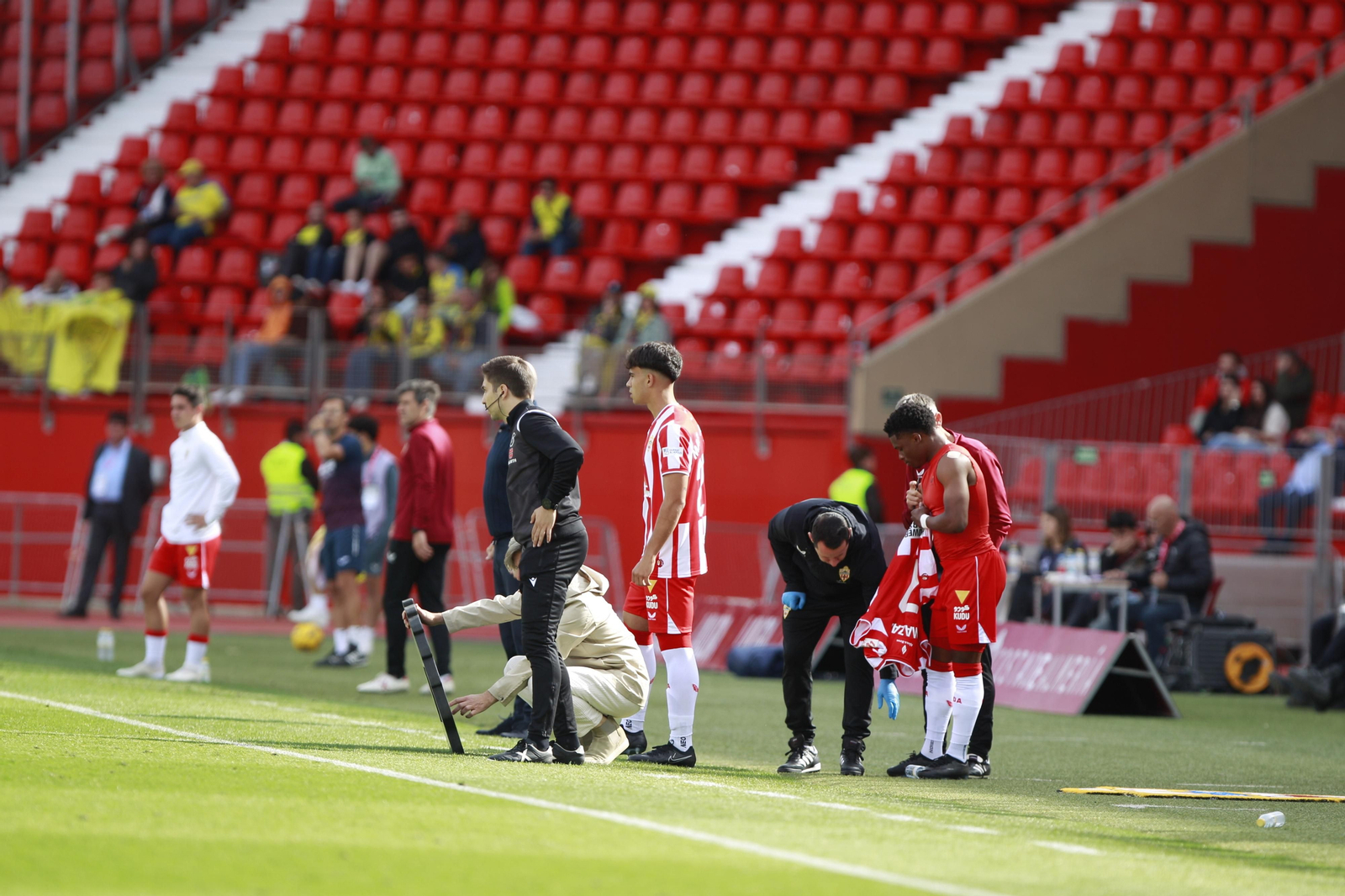Las mejores imágenes del partido de fútbol U.D. Almería-Villarreal C.F.