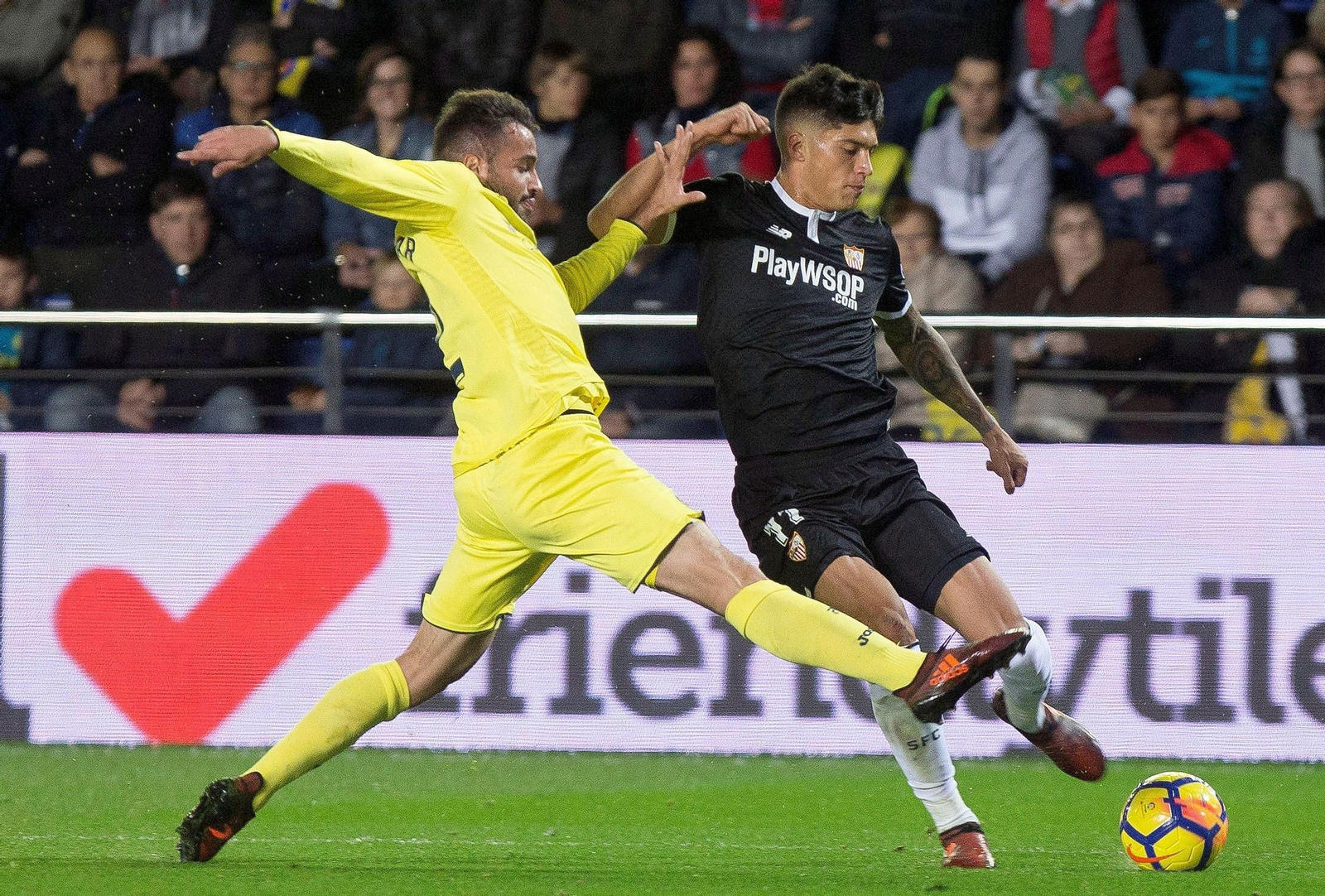 El Villarreal-Sevilla FC, en imágenes