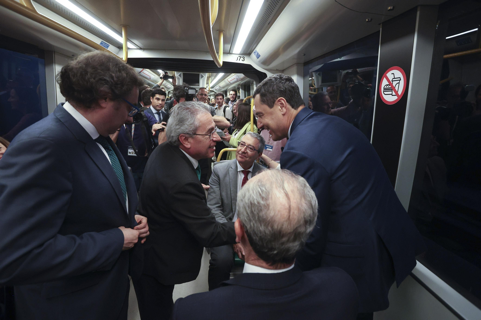 Las fotos de la inauguración del Metro al centro de Málaga