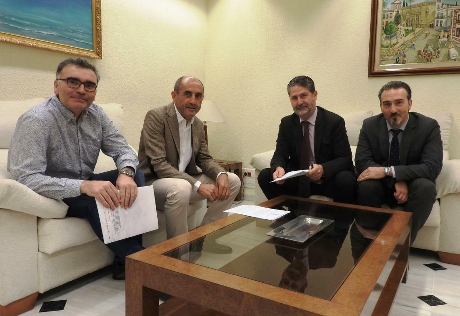 Juan Manuel Márquez, José Ríos, Ángel Cañadillas y Juan Miguel Luque.