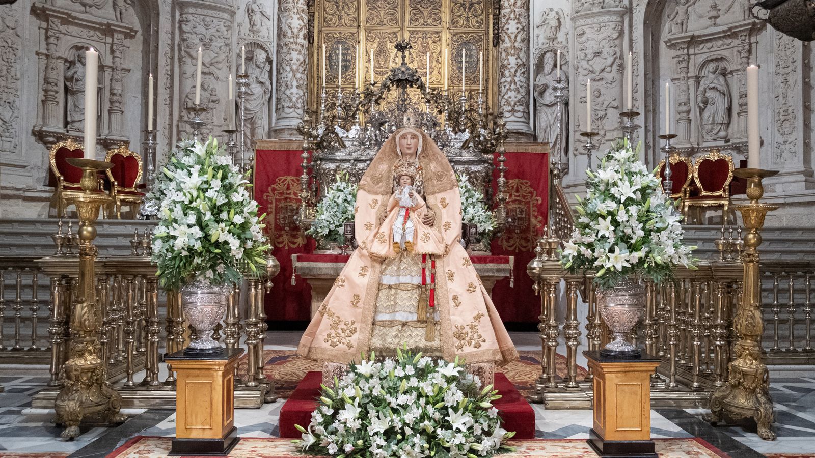 La Virgen de los Reyes vuelve este miércoles al culto