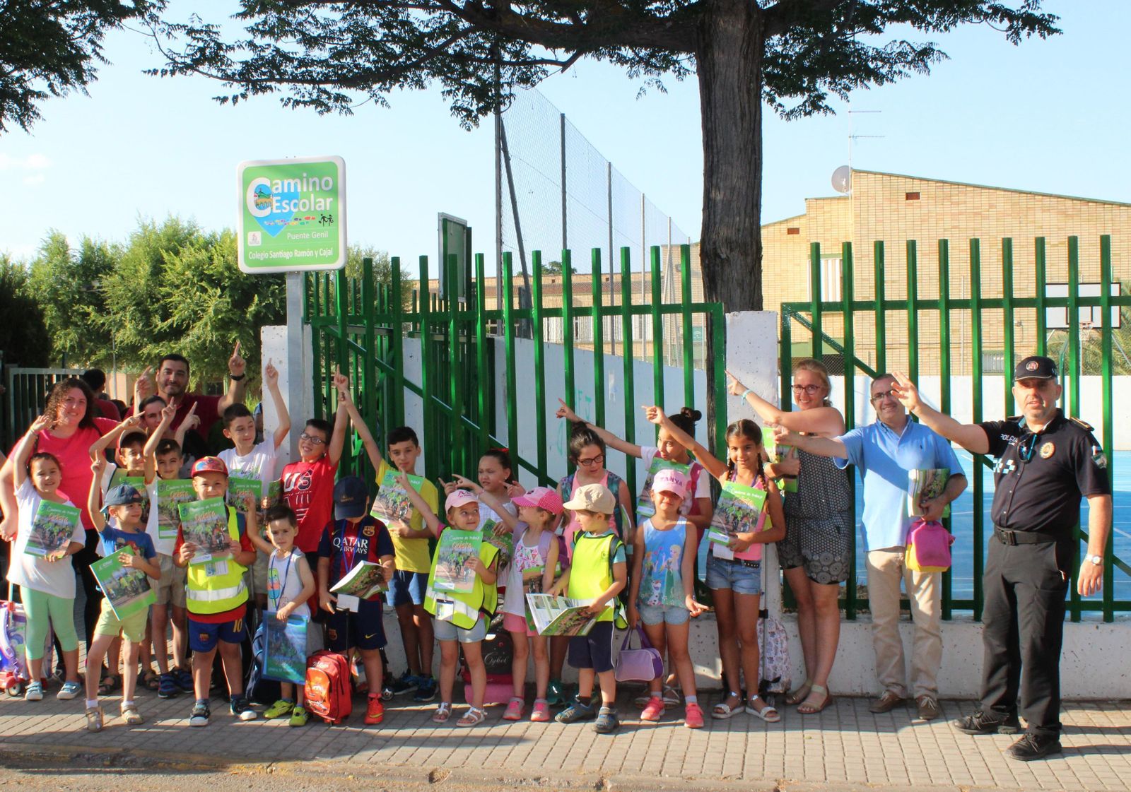 Alumnos que han participado en el programa Camino Escolar.