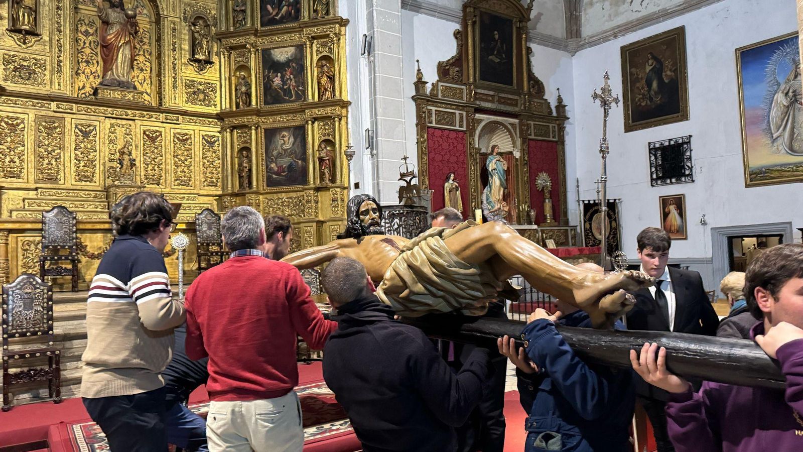 Cristo de la Buena Muerte en Cortegana. Cristo de la Buena Muerte en Cortegana.