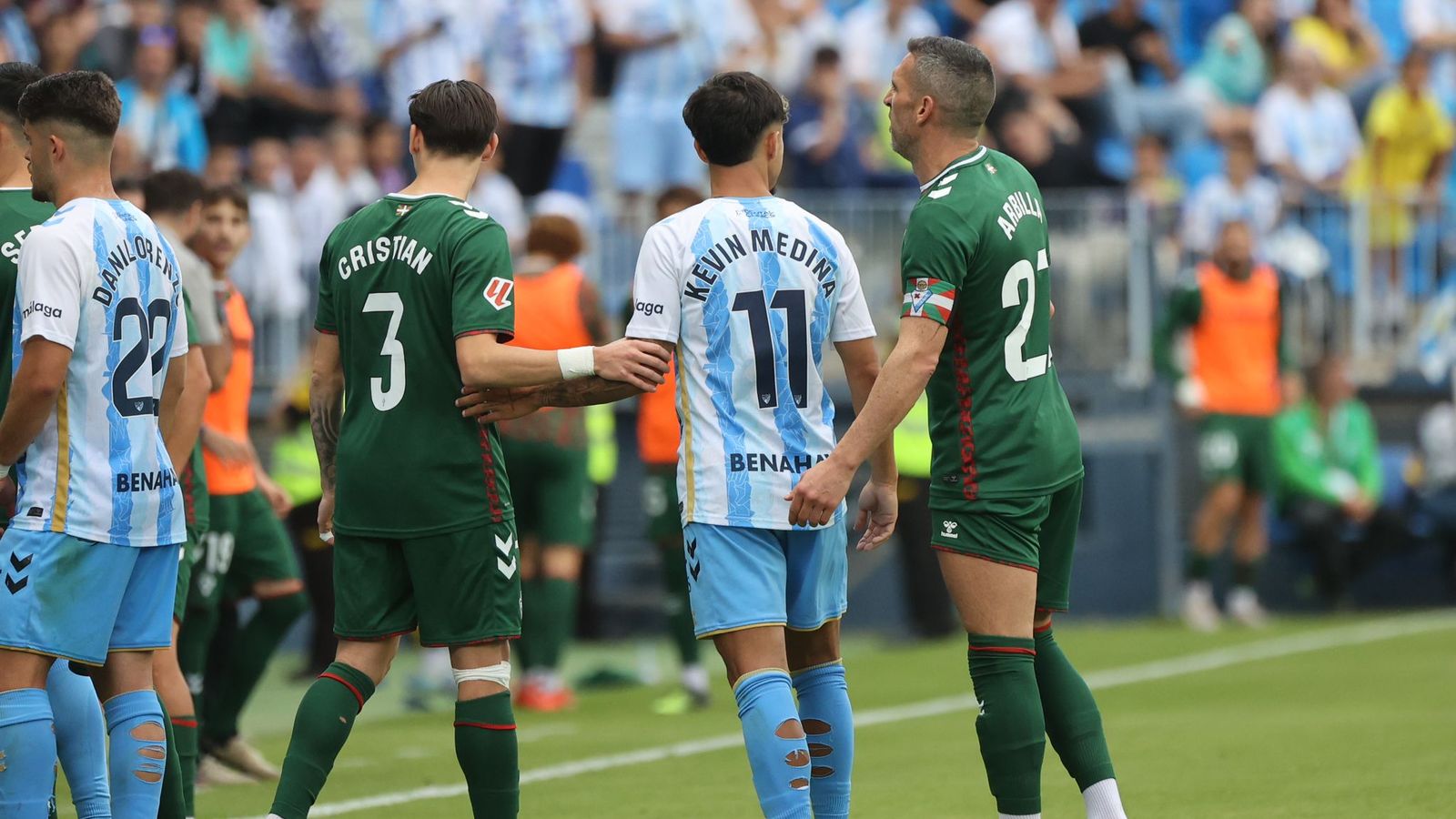 El Málaga CF - Eibar, en fotos