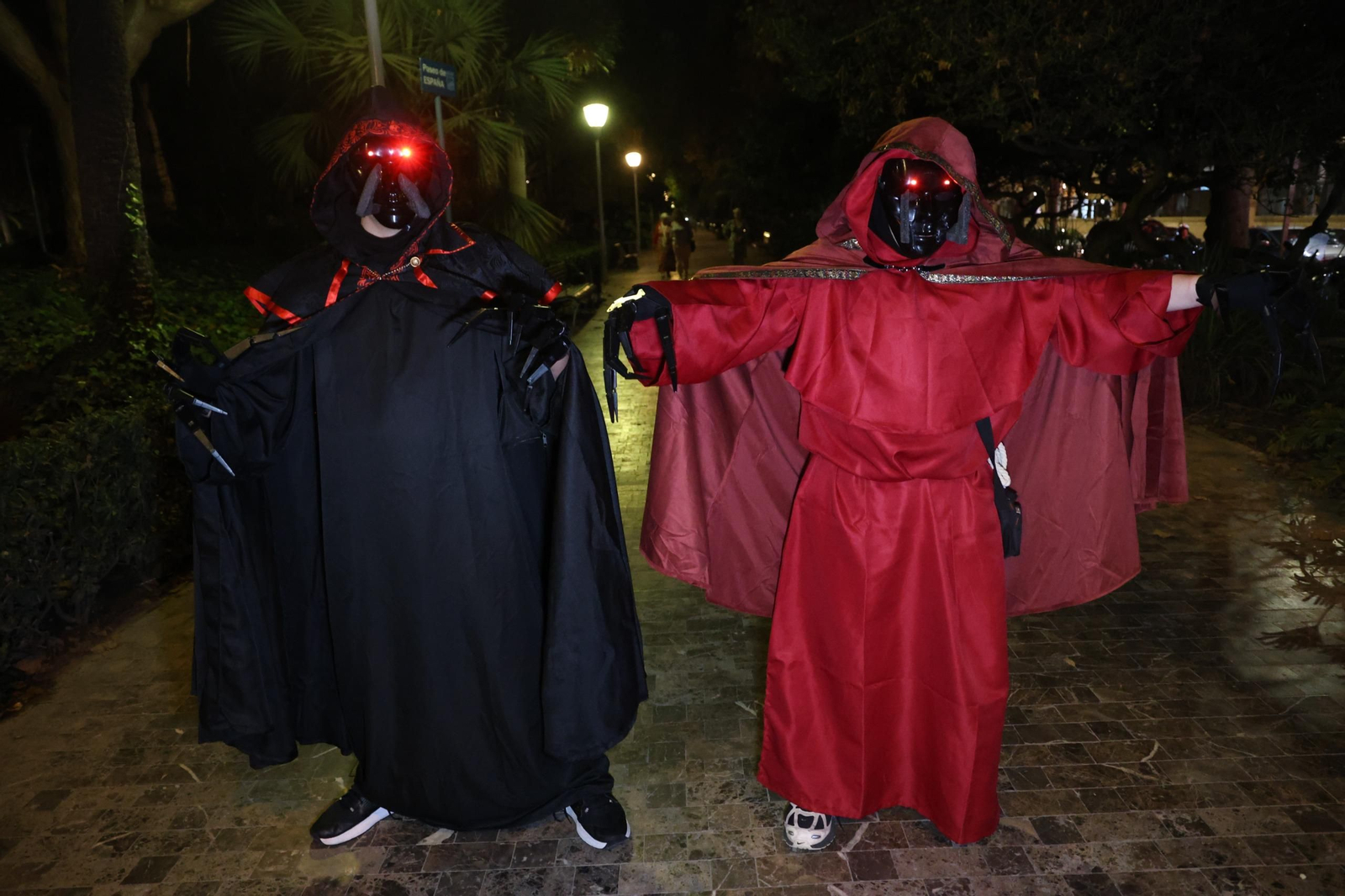 La noche de Halloween en Málaga, en imágenes