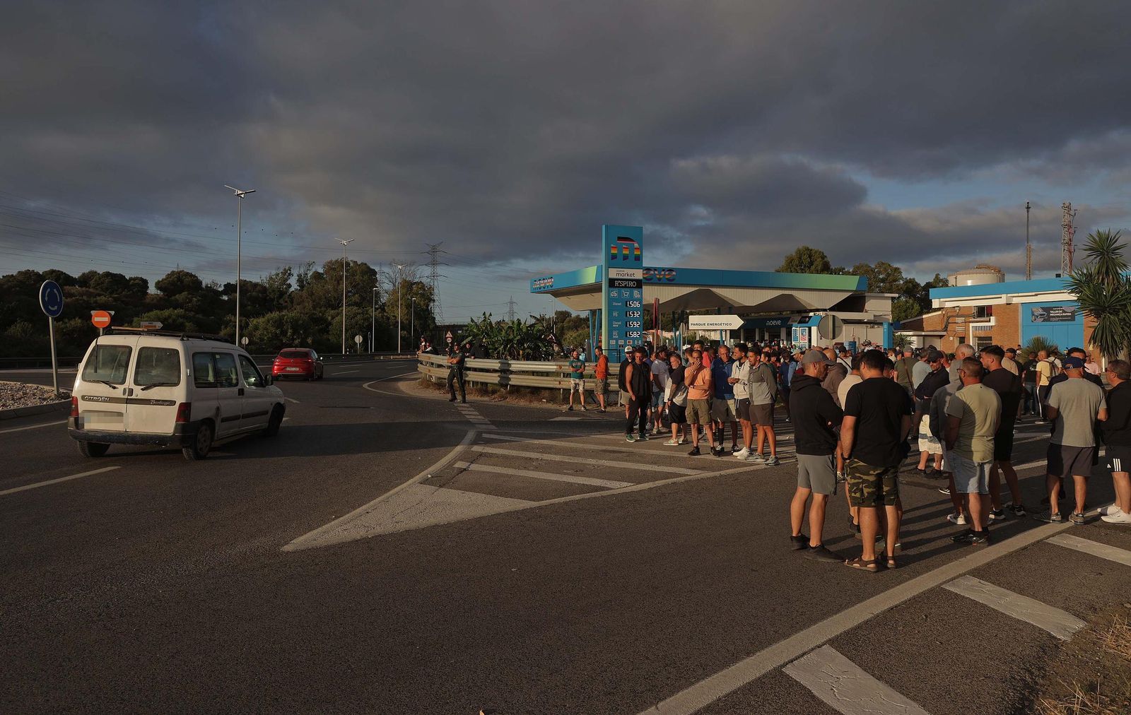 Fotos de la jornada del miércoles de la huelga del metal en el Campo de Gibraltar