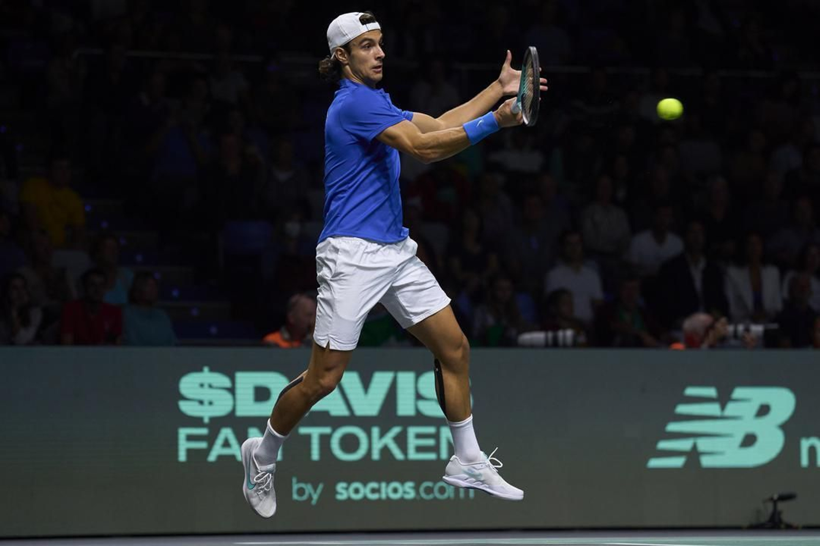 Taylor Fritz - Lorenzo Musetti de la Copa Davis de Málaga, en fotos