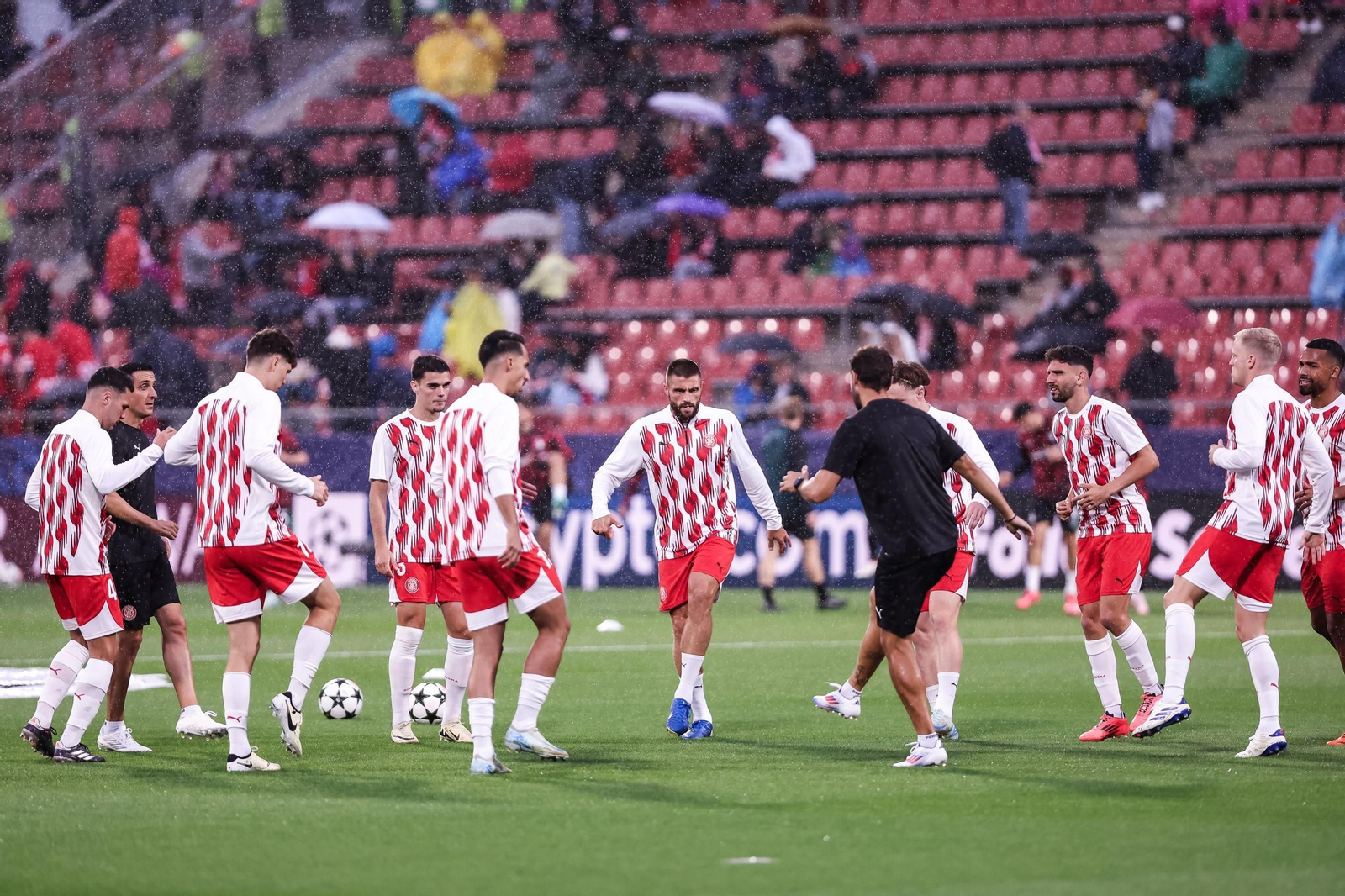 El Girona-Feyenoord de la Champions League, en fotos