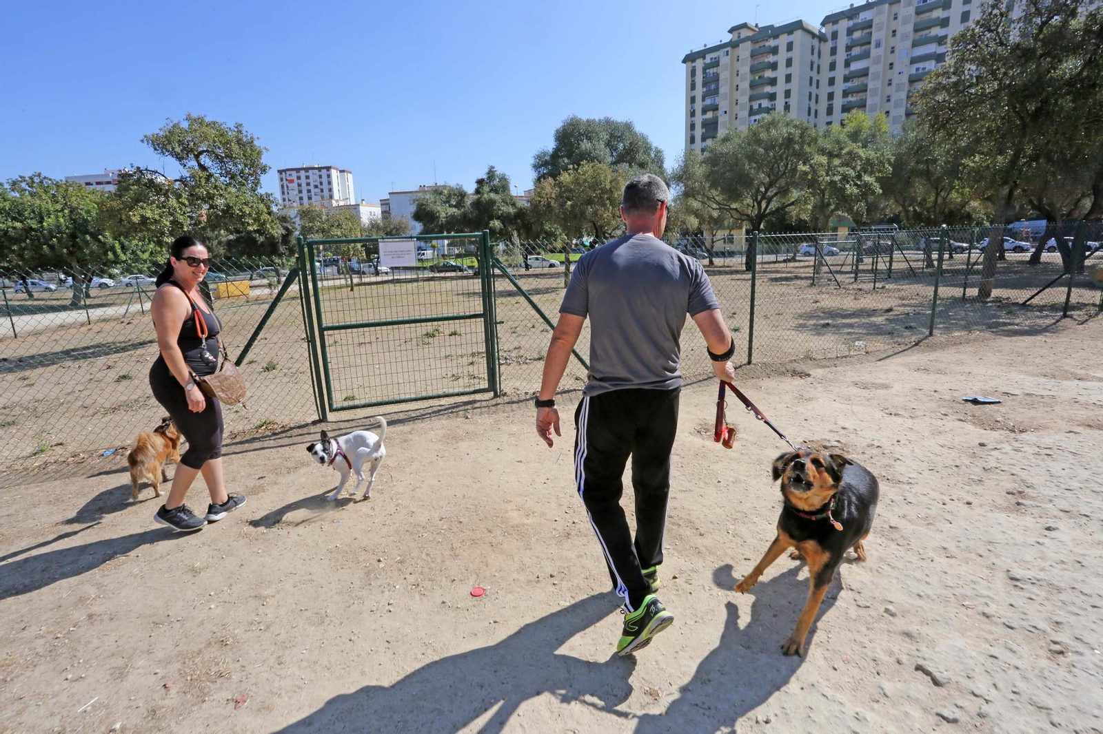Imagen de archivo del parque canino del Parque Atlántico