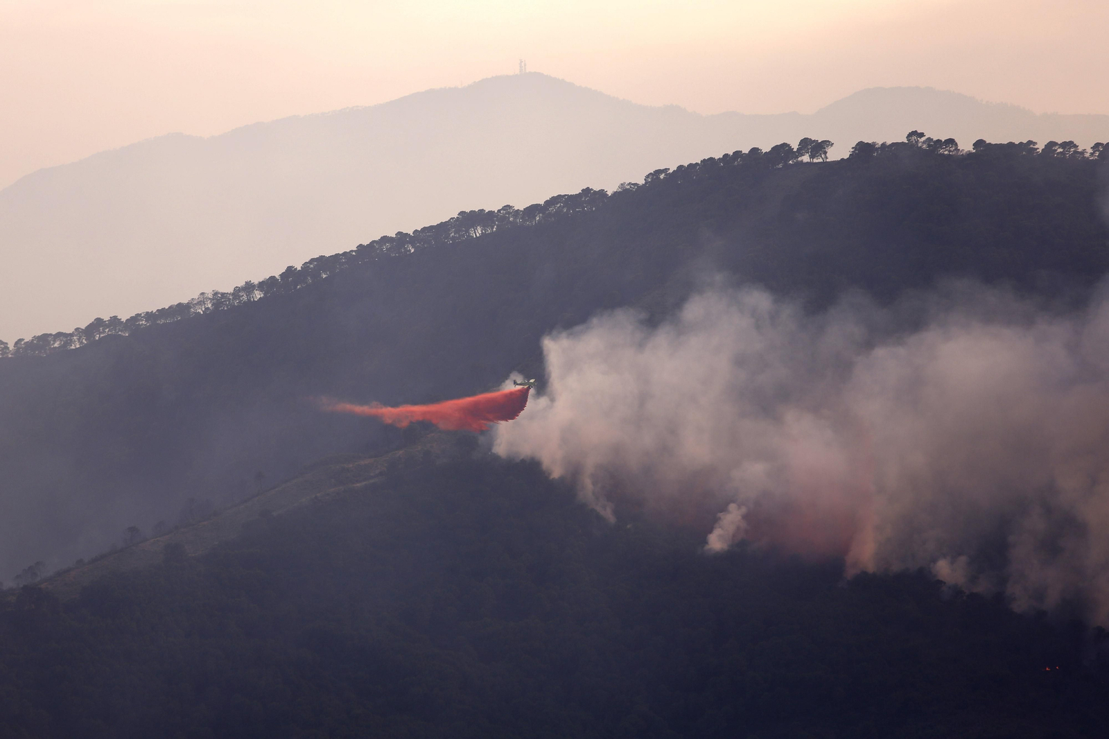 Las fotos de la evolución del incendio de Sierra Bermeja
