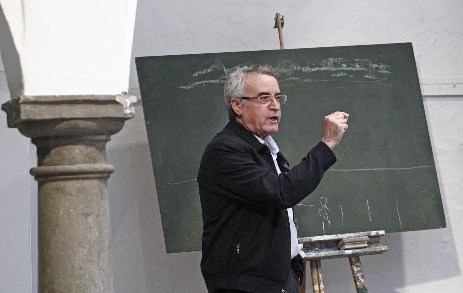 Juan Jiménez 'Zahara', en 2013 durante una conferencia