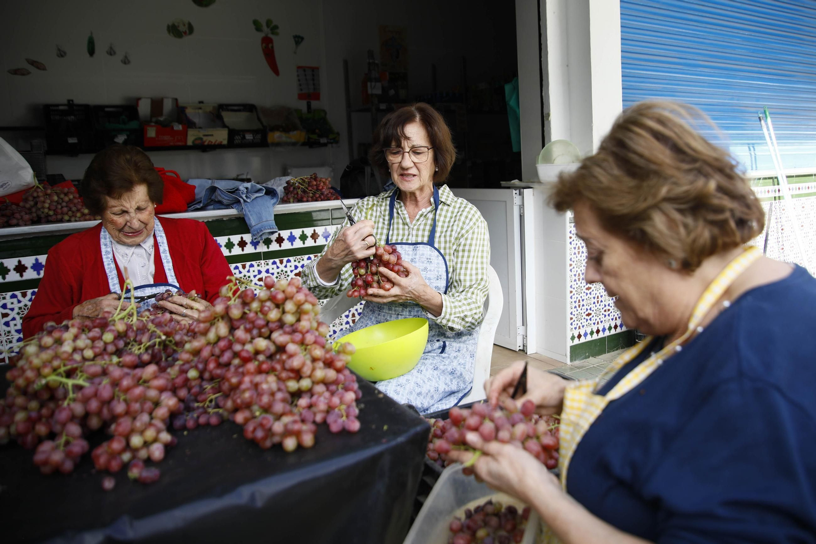 La tradicional faena de la uva de Canjayar, en imágenes