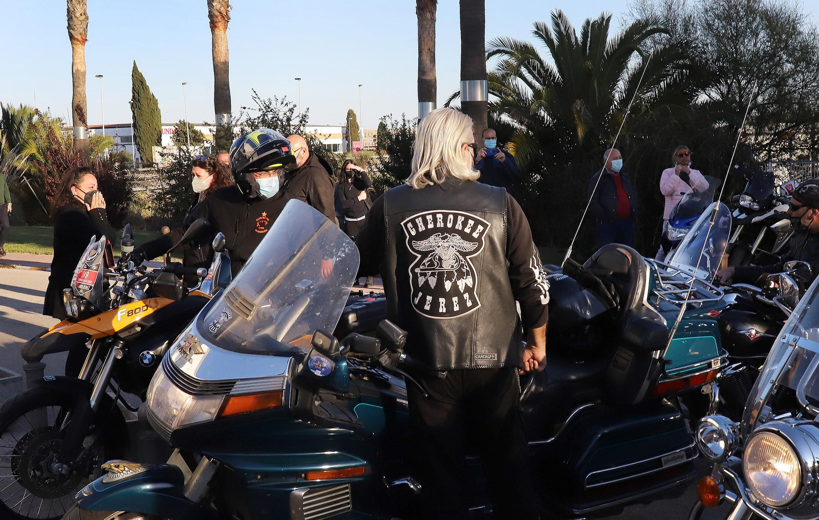 Caravana motera en homenaje a Carlos Ruiz