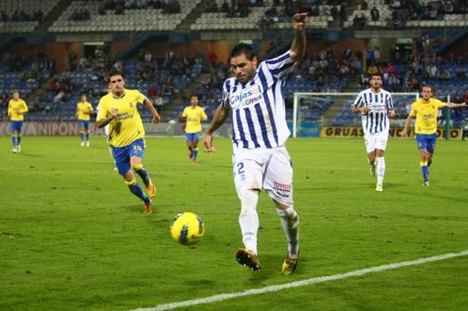 El Recreativo vence en casa a Las Palmas (4-2). / Alberto Domínguez