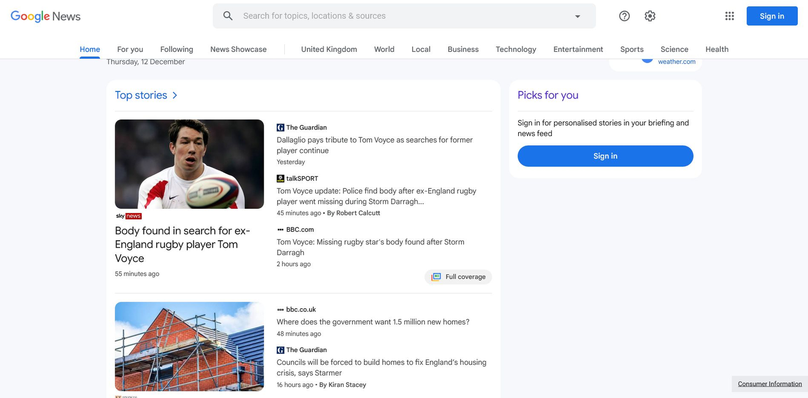 Google News. Google News.