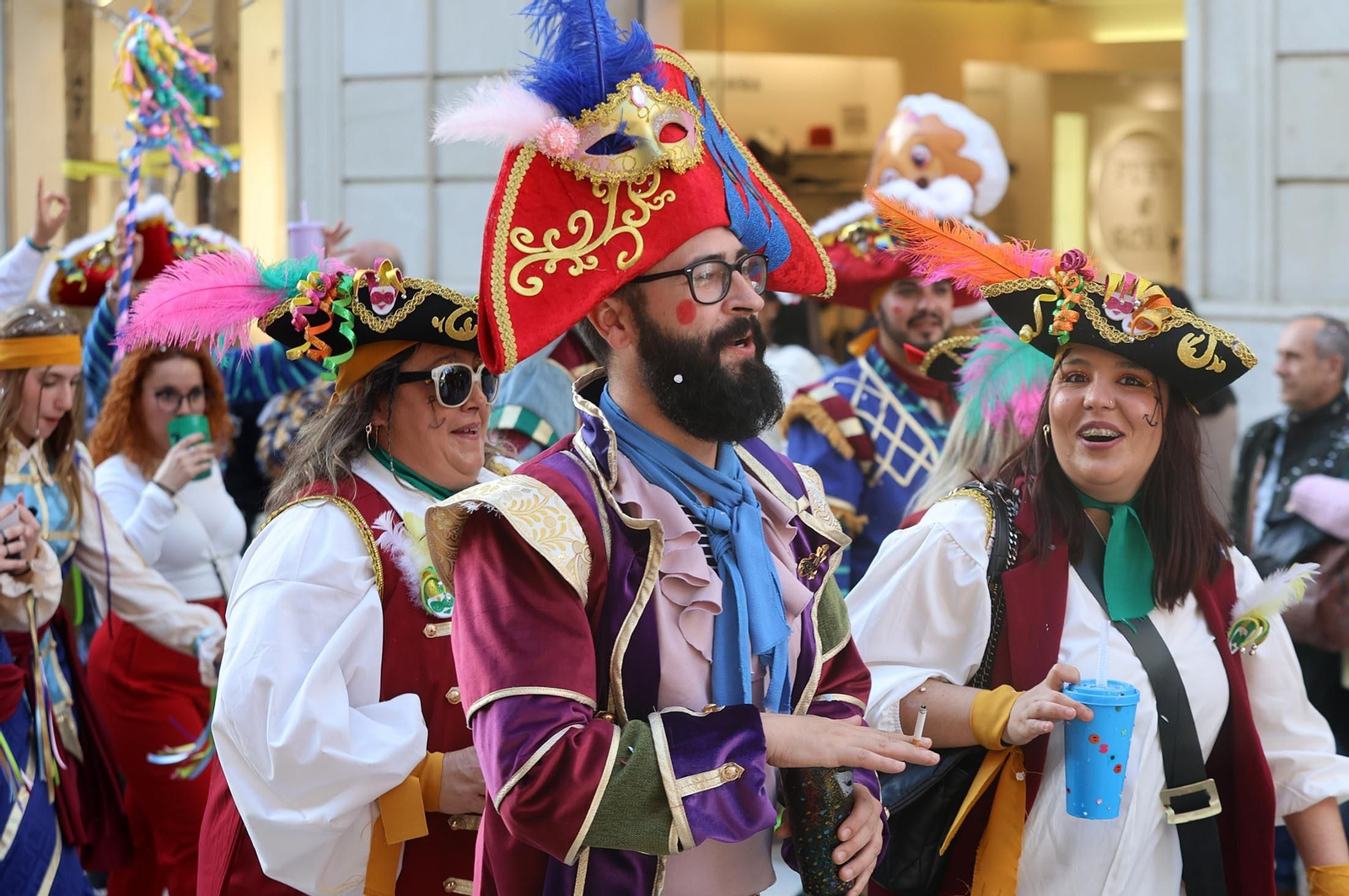 Imágenes de la cabalgata del Carnaval Colombino 2024
