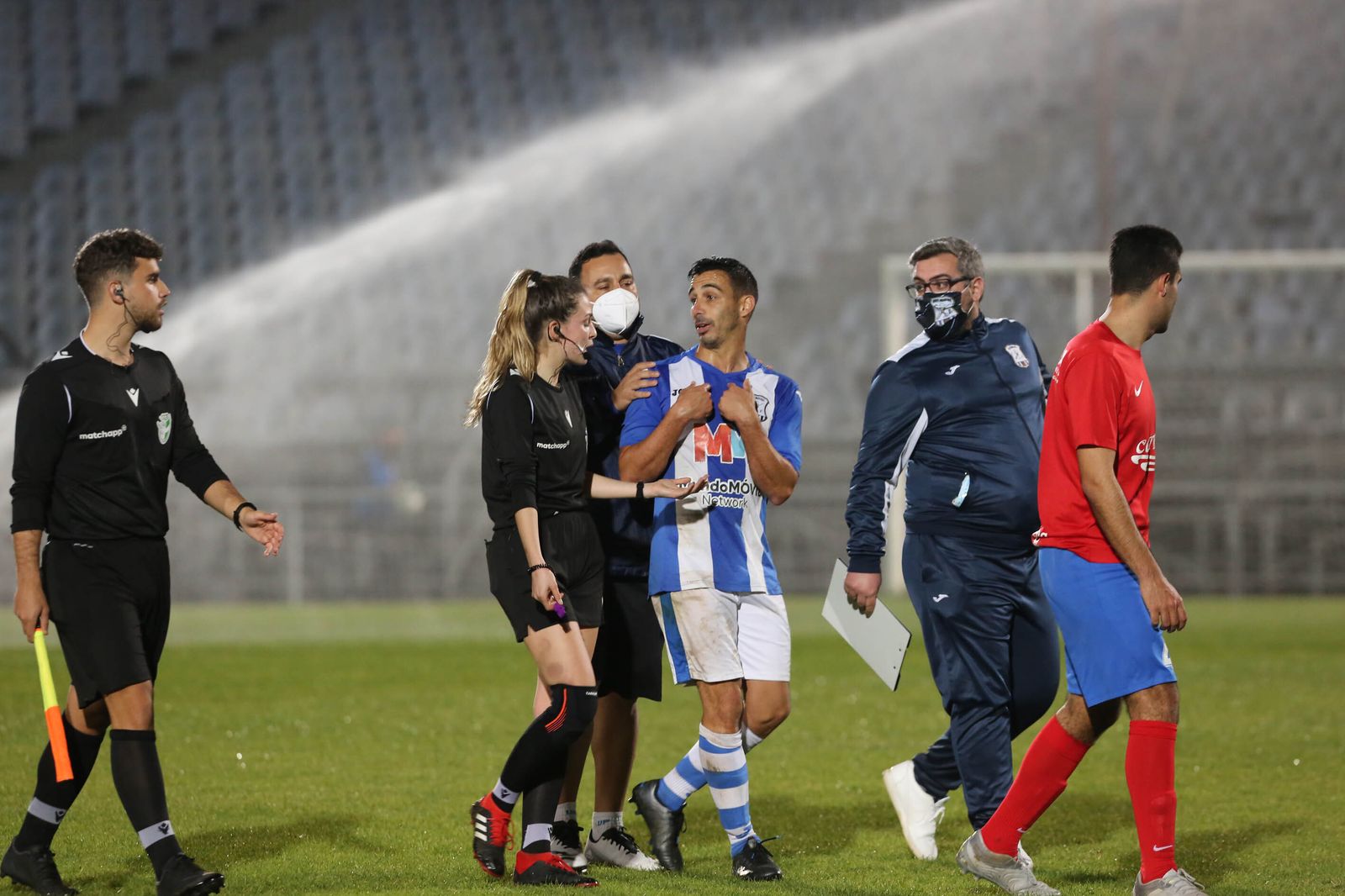 Imágenes del partido en La Juventud entre el Jerez Industrial y el Trebujena