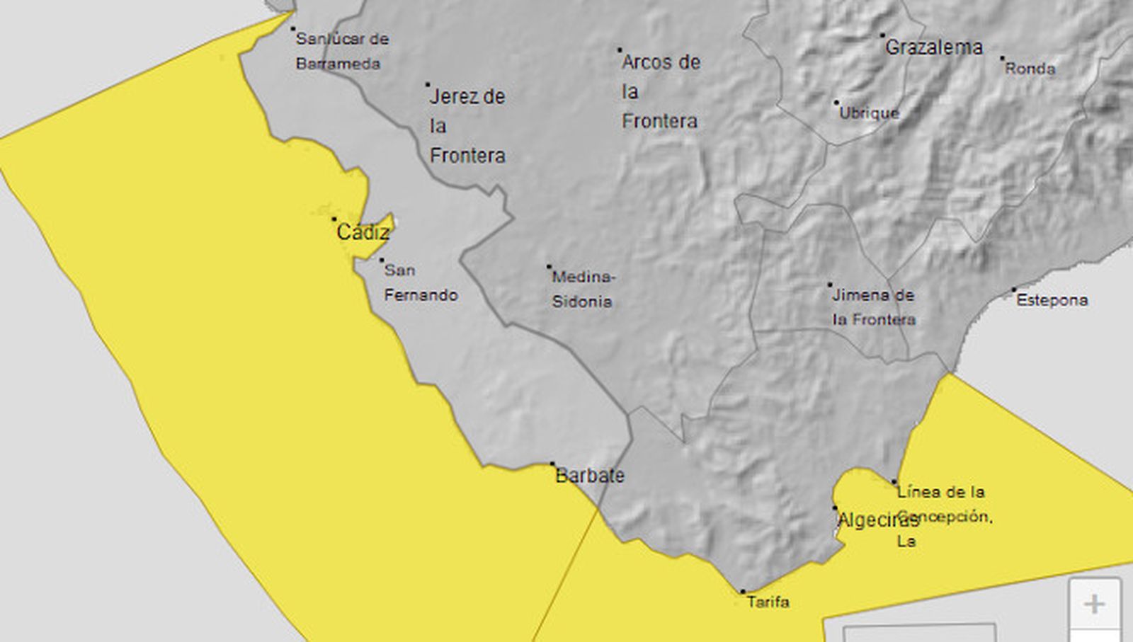 Alertas activas este miércoles en la provincia.