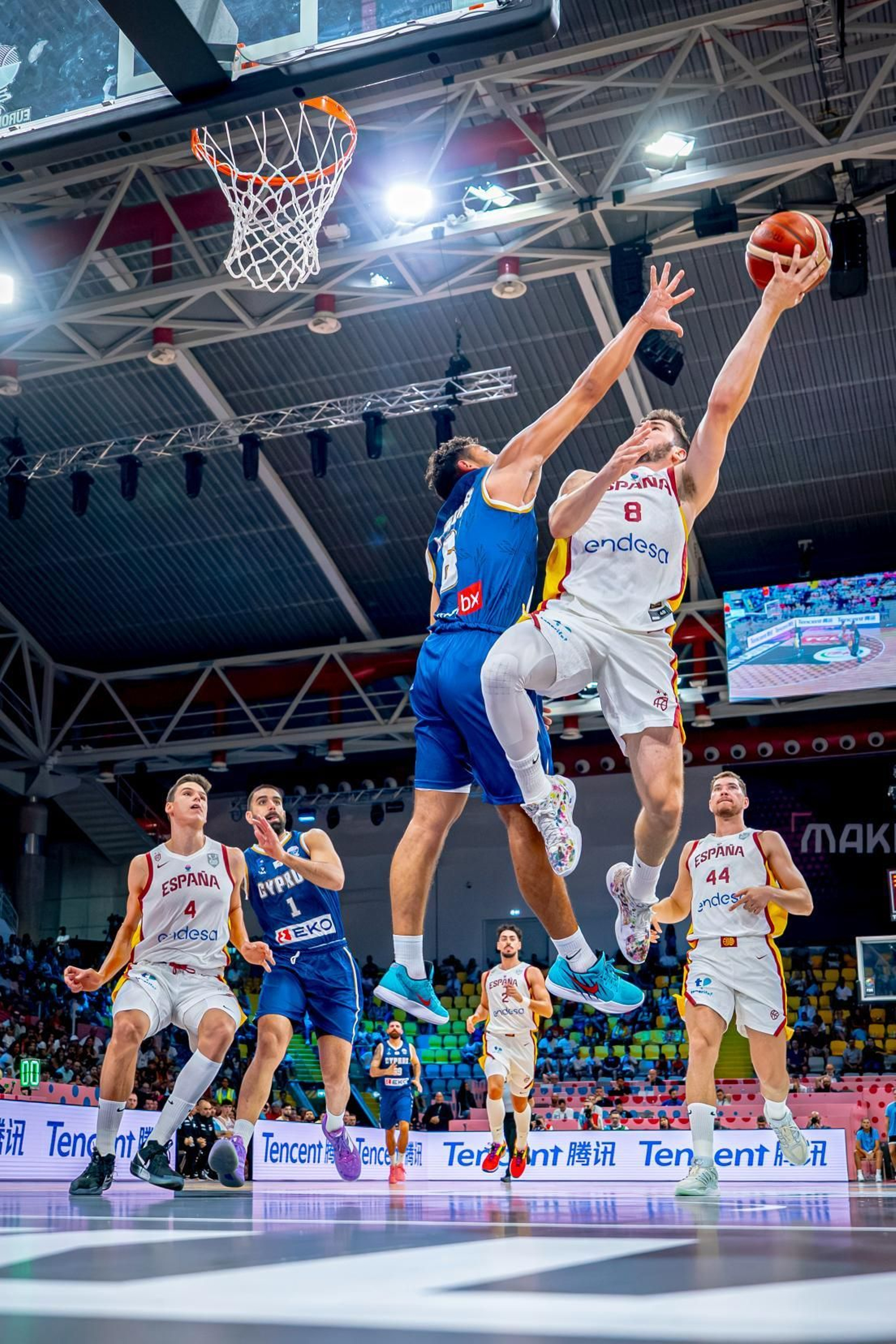Las fotos del Chipre - España de baloncesto
