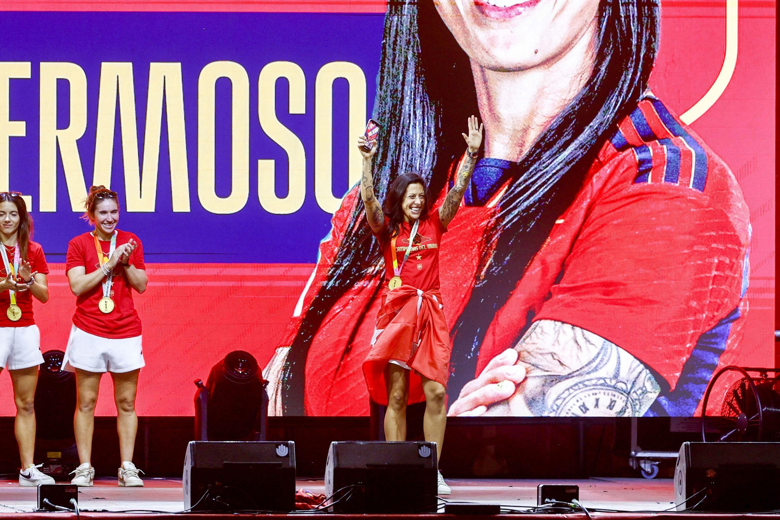 Las imágenes de la celebración de las campeonas del Mundo de Fútbol