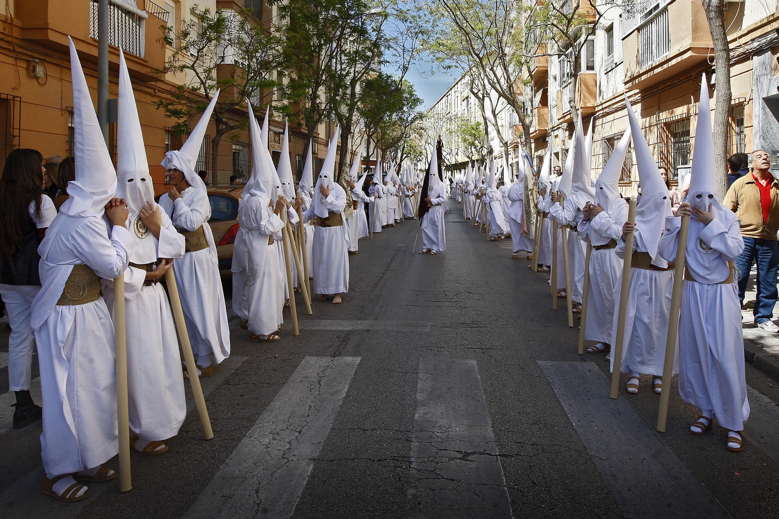 Salida de la hermandad del Despojado