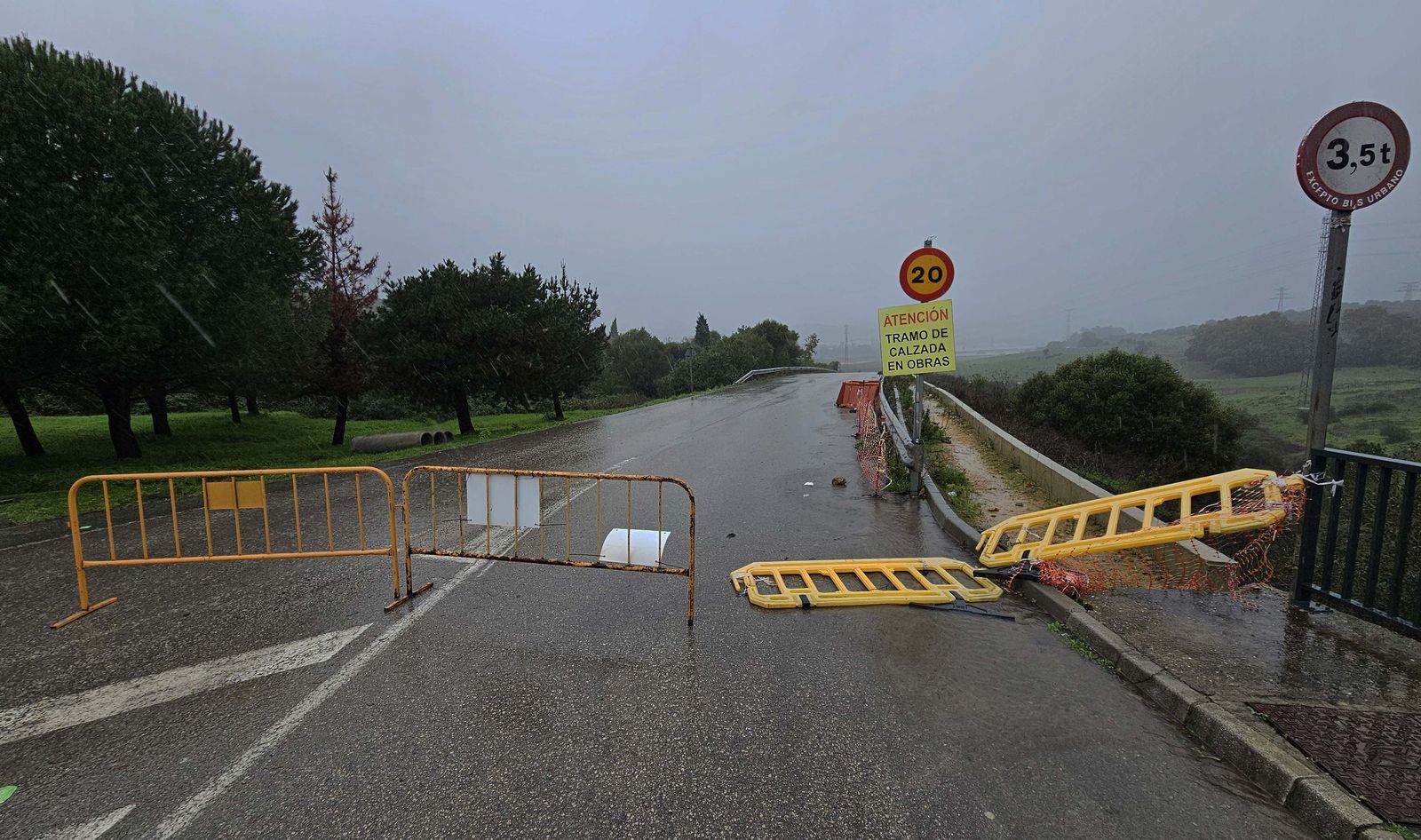 Fotos de las inundaciones y efectos de la borrasca Francis en Los Barrios, Tesorillo y Jimena