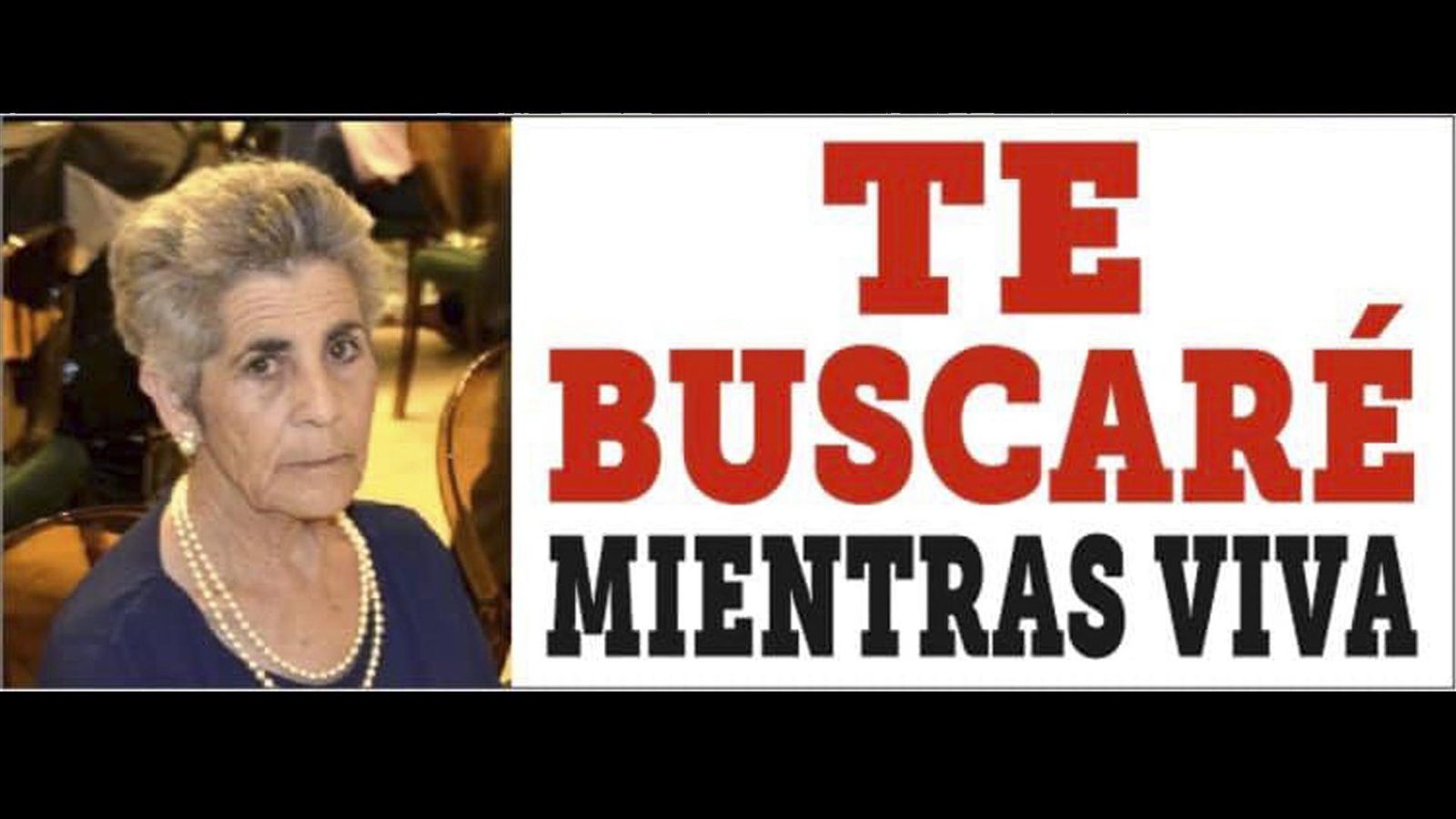 Imagen de María Josefa Padilla difundida por su familia. Imagen de María Josefa Padilla difundida por su familia.