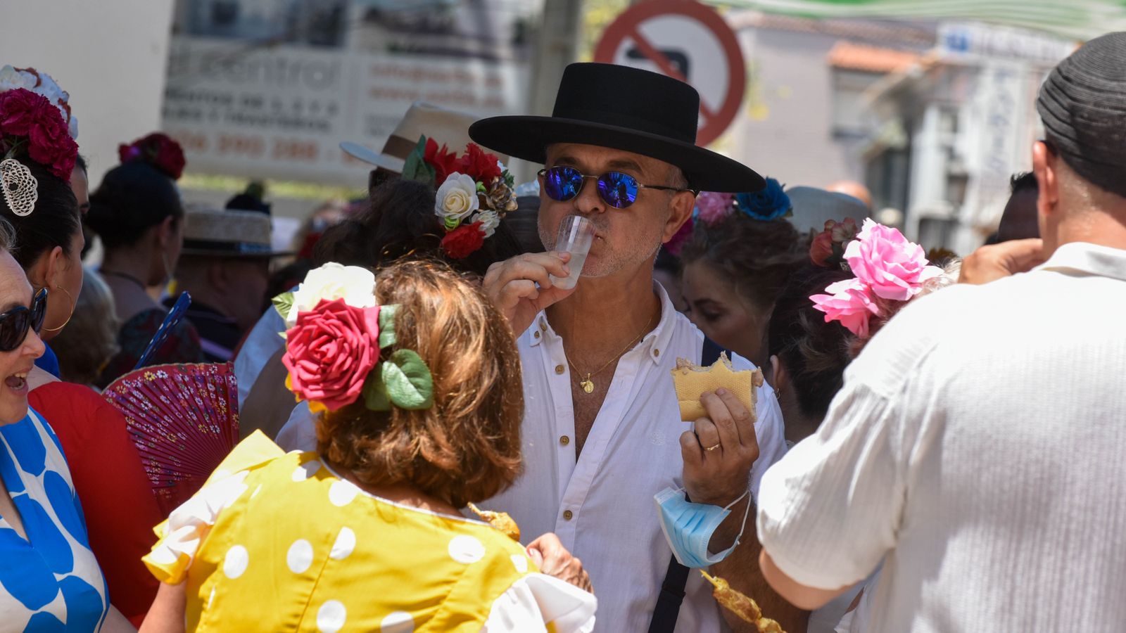 Las fotos del Domingo Rociero en el centro de la Línea