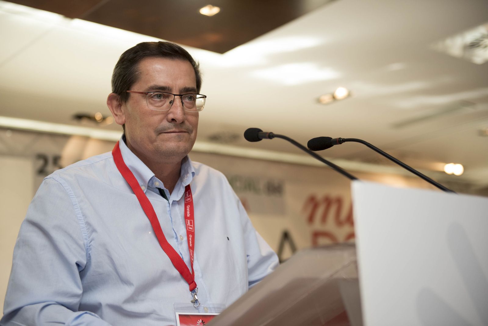 Pepe Entrena, secretario general del PSOE de Granada