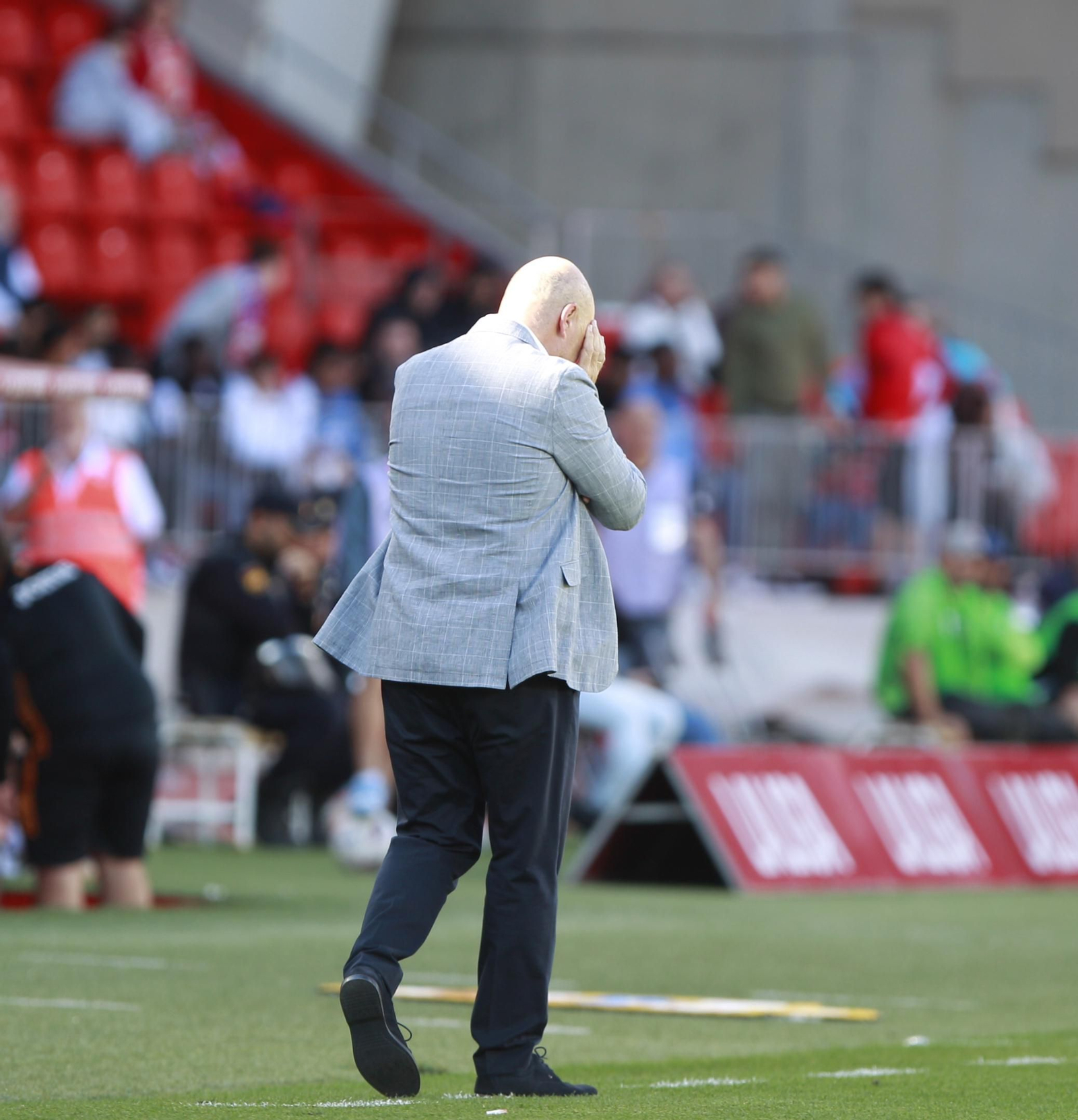 Las imágenes del triste descenso de la UDA ante el Getafe