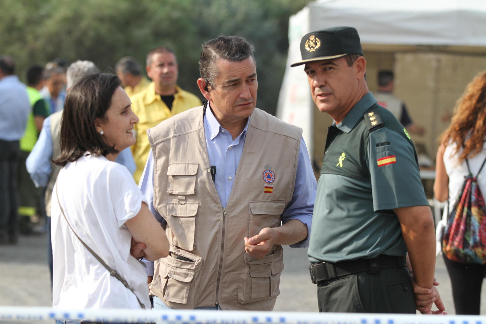 Las imágenes del incendio en Moguer y Mazagón