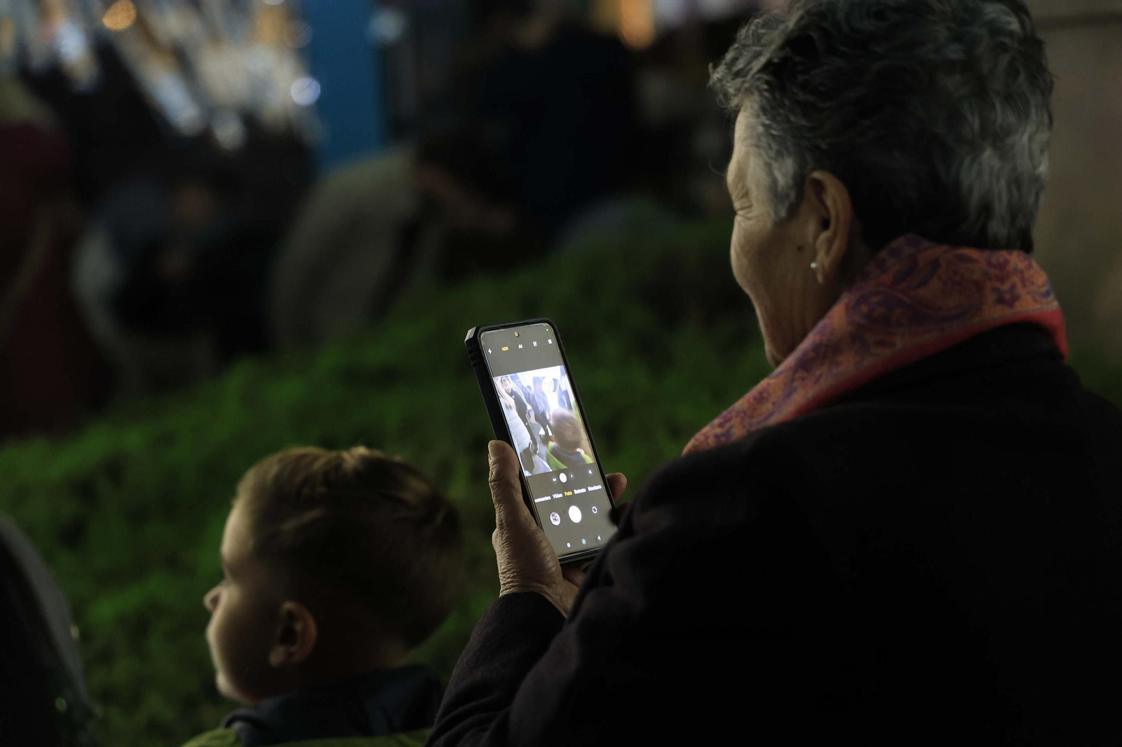 Fotos del encendido del alumbrado navideño en La Línea