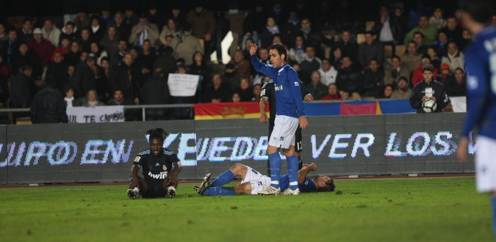 Abel Gómez, en el último duelo en el que se enfrentó a Raúl González.