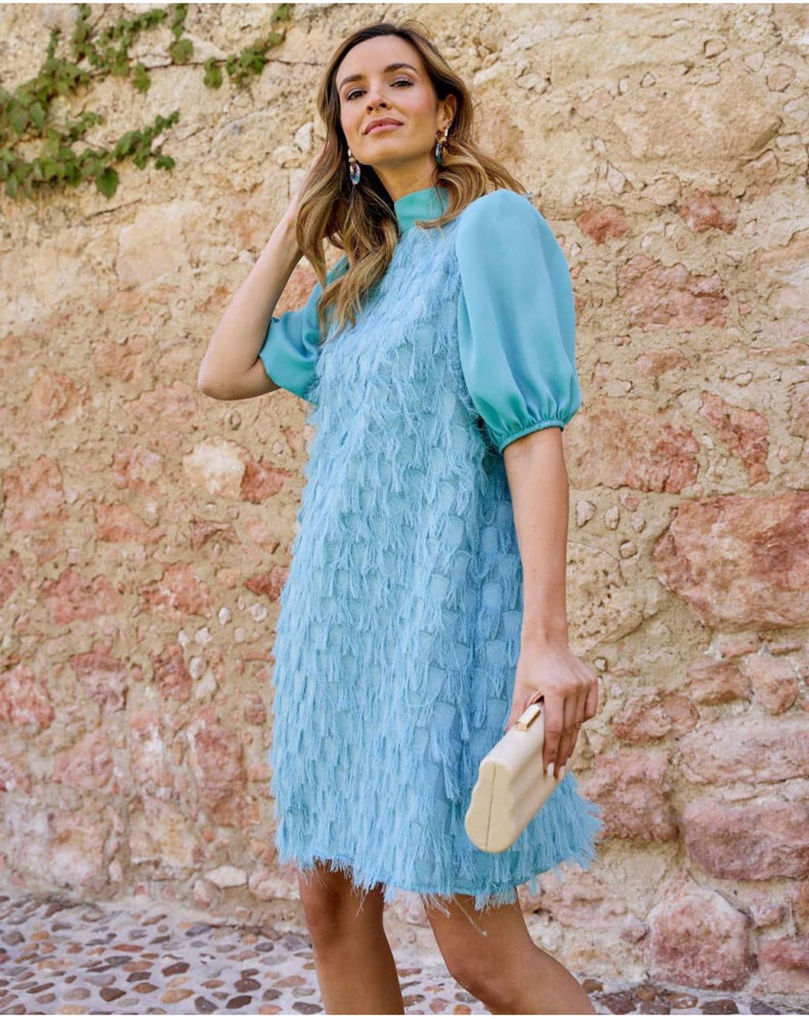 Vestido de invitada de la firma Polin et moi.