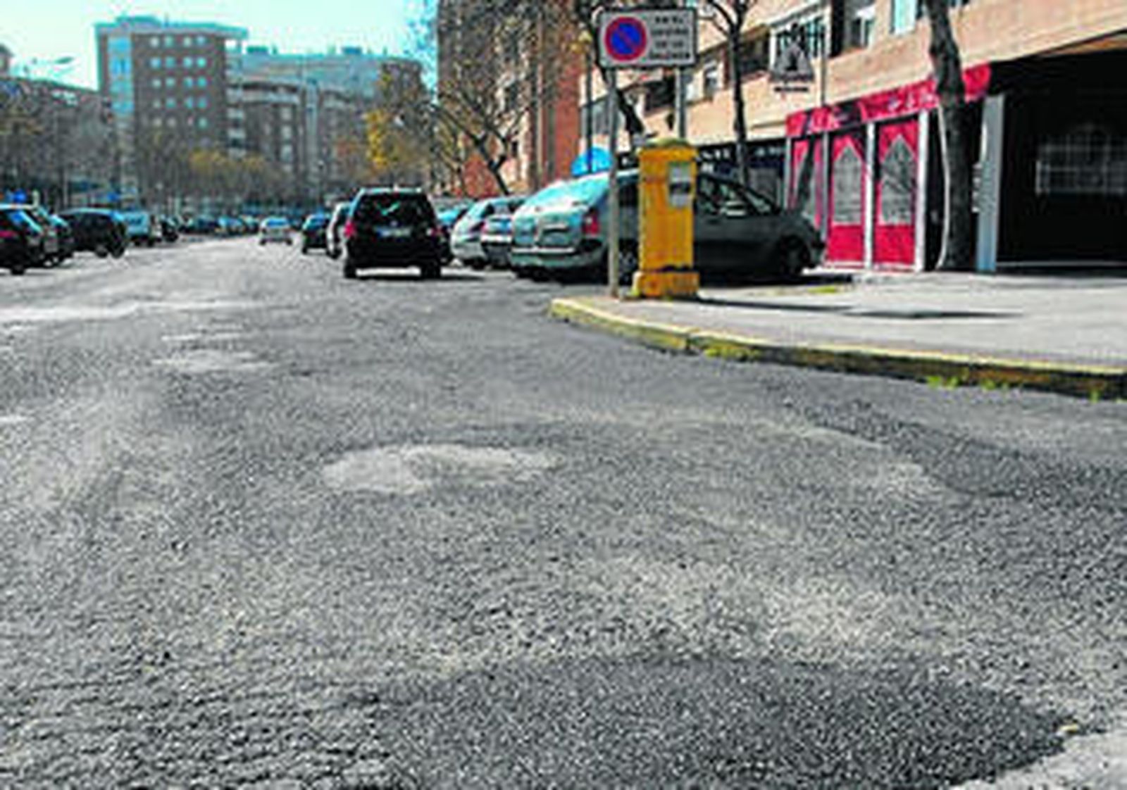 Tramo que será arreglado en la zona de El Almendral.