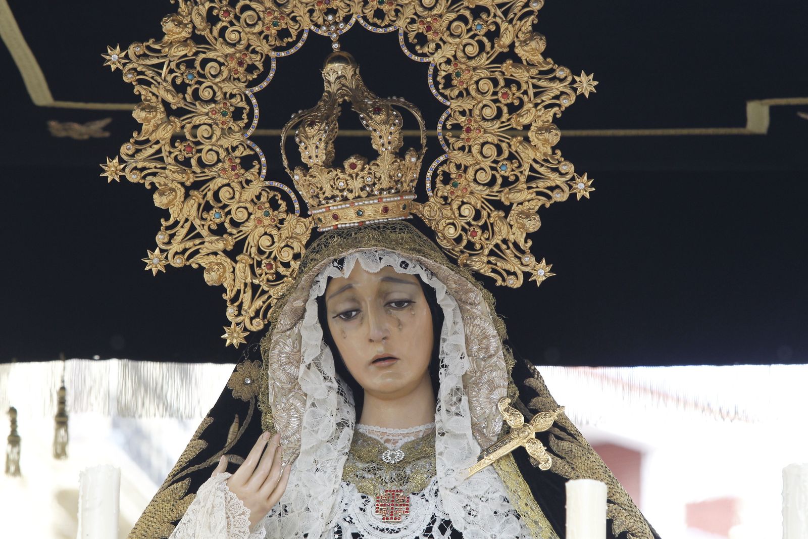 Imágenes de la Procesión del Entierro, Viernes Santo. Semana Santa Almería 2019