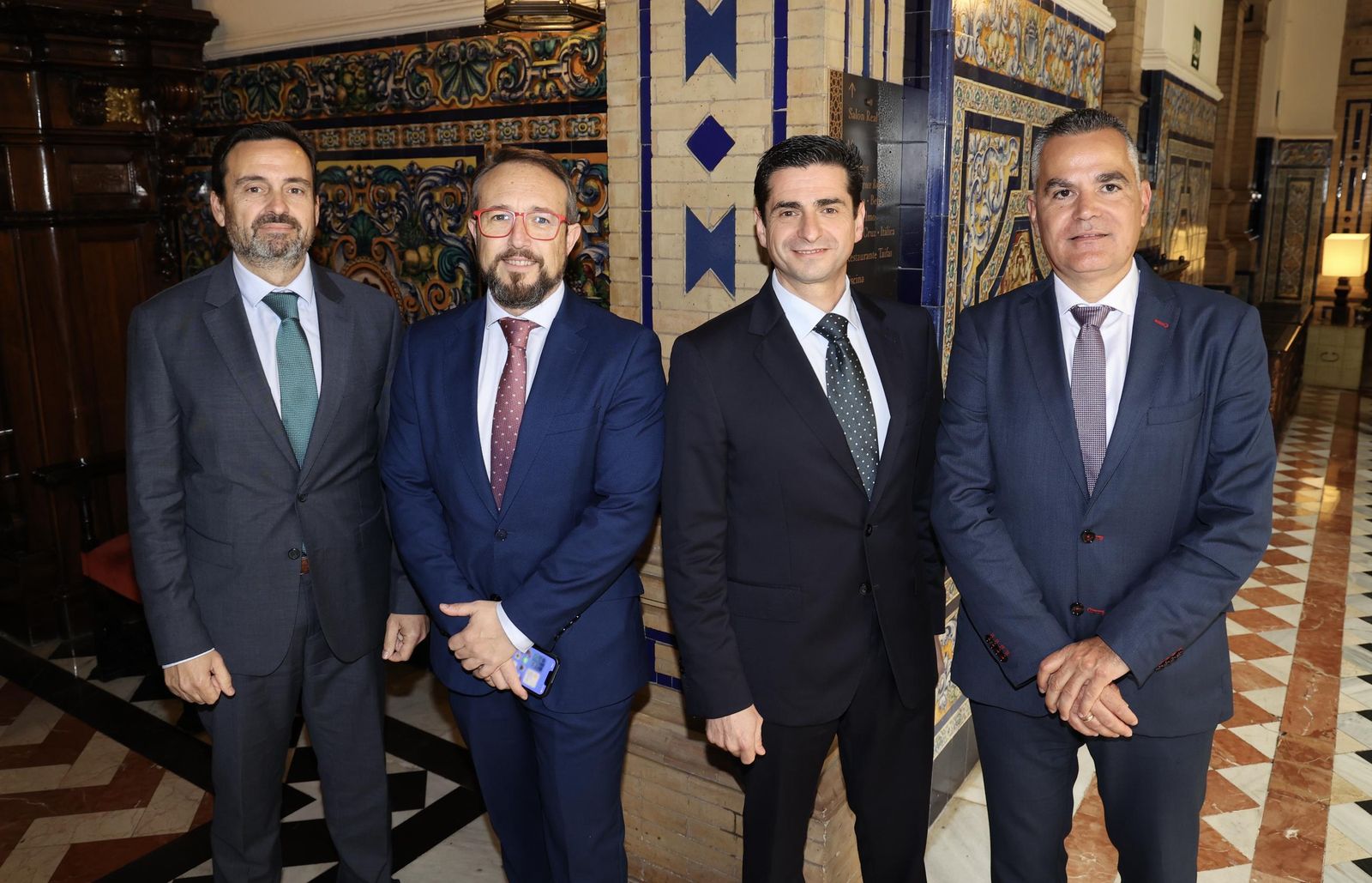Jesús Villalba, Antonio Pérez, Javier Villa, Raúl Zabala