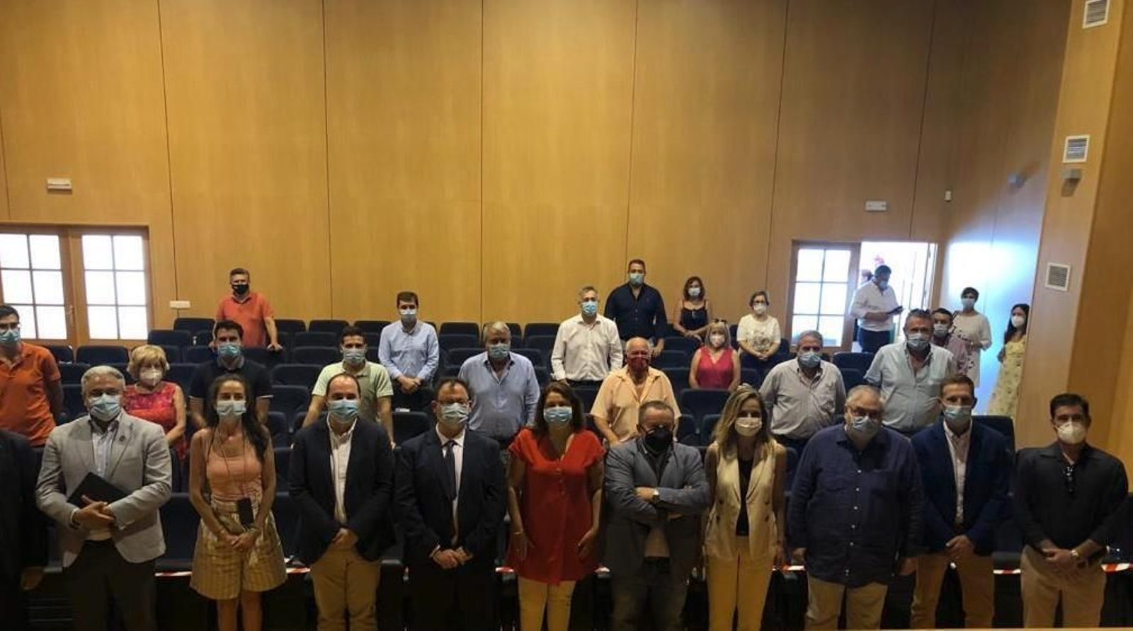 Reunión de hace unos meses entre Mancomunidad de Municipios del Valle del Almanzora y la Consejería.