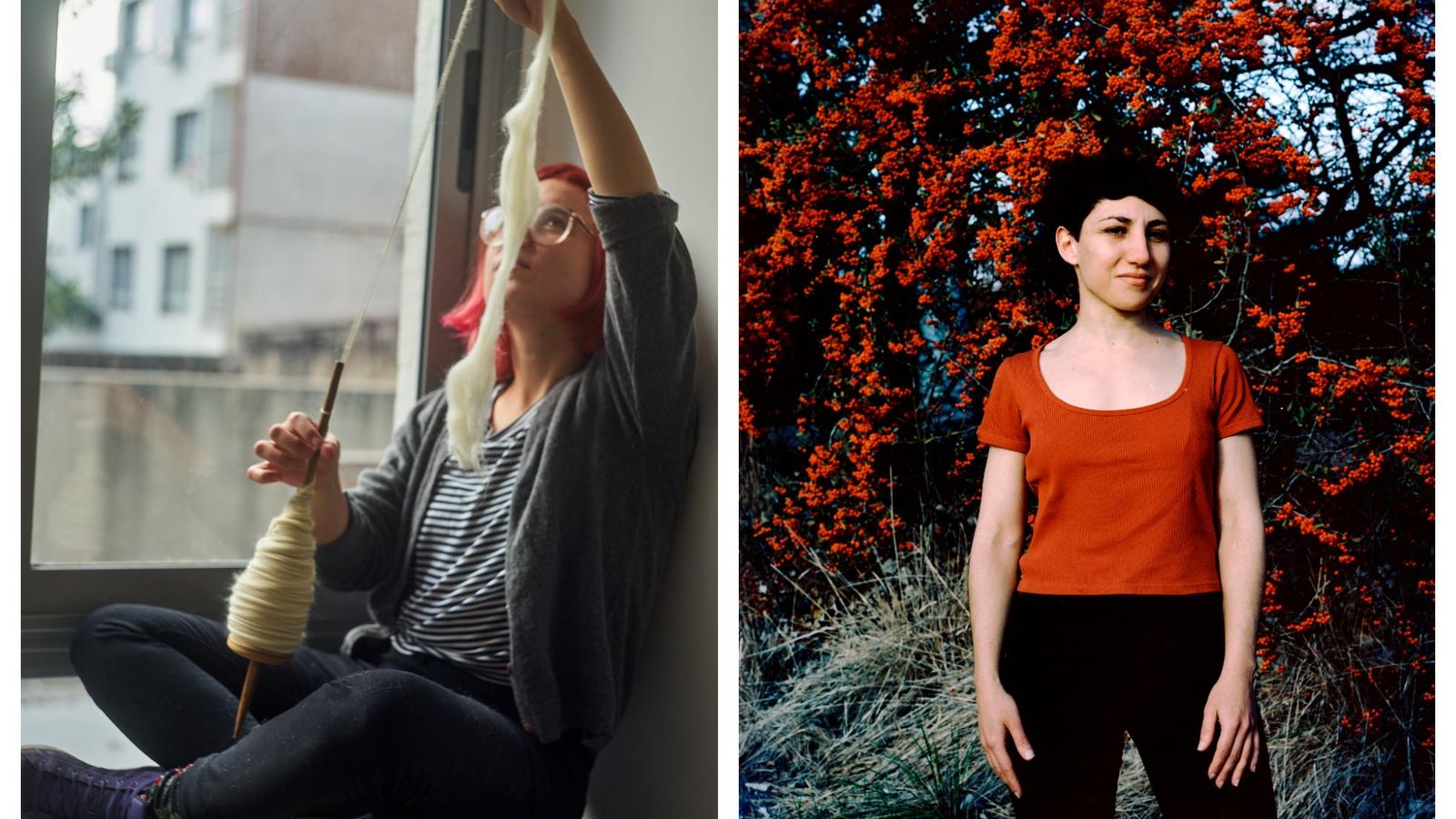 Agustina Viazzi y Romina Gutierrez, de Colectivo Wichuña (Argentina).