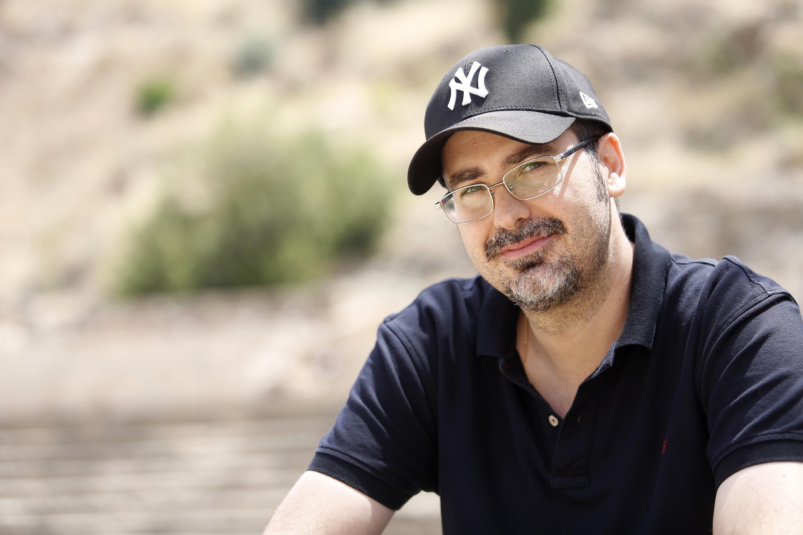 Marc Montijano, ayer, en la calle Alcazabilla.