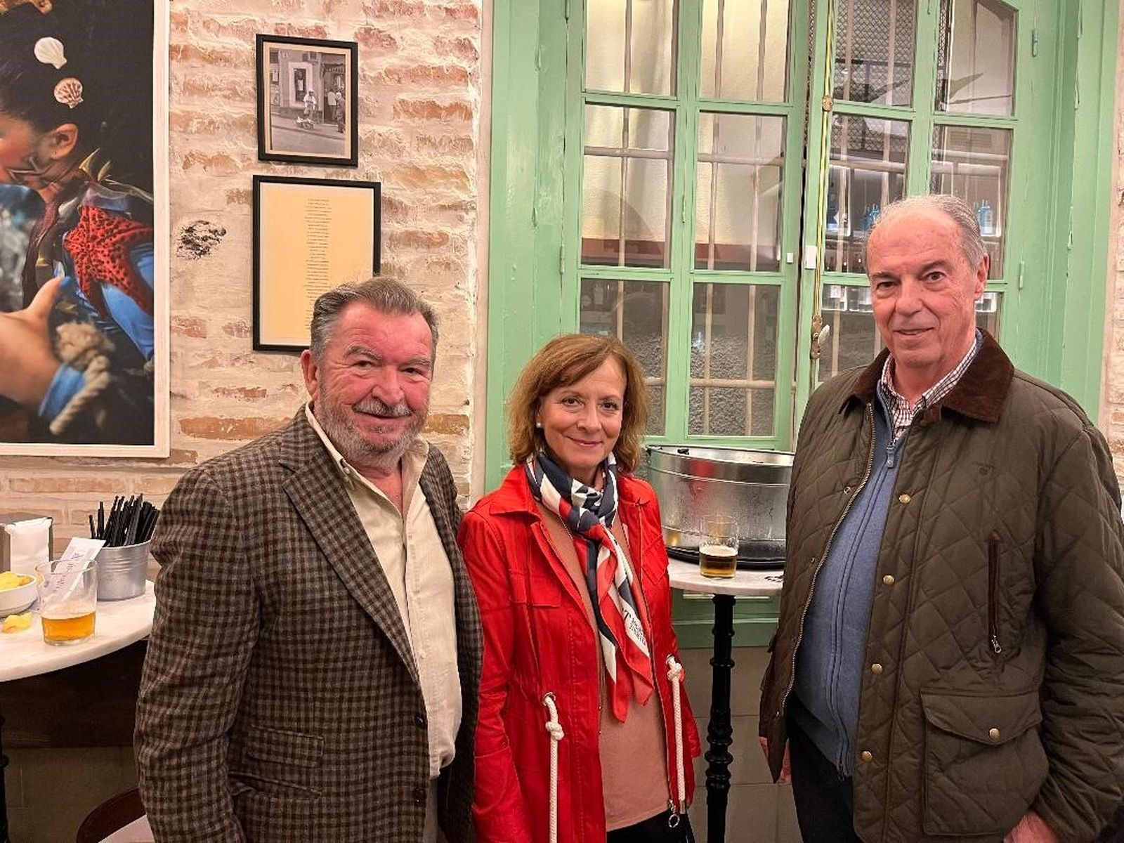 Miguel Ángel Martínez Villar, María del Carmen Serrano e Isidoro Cárdeno.